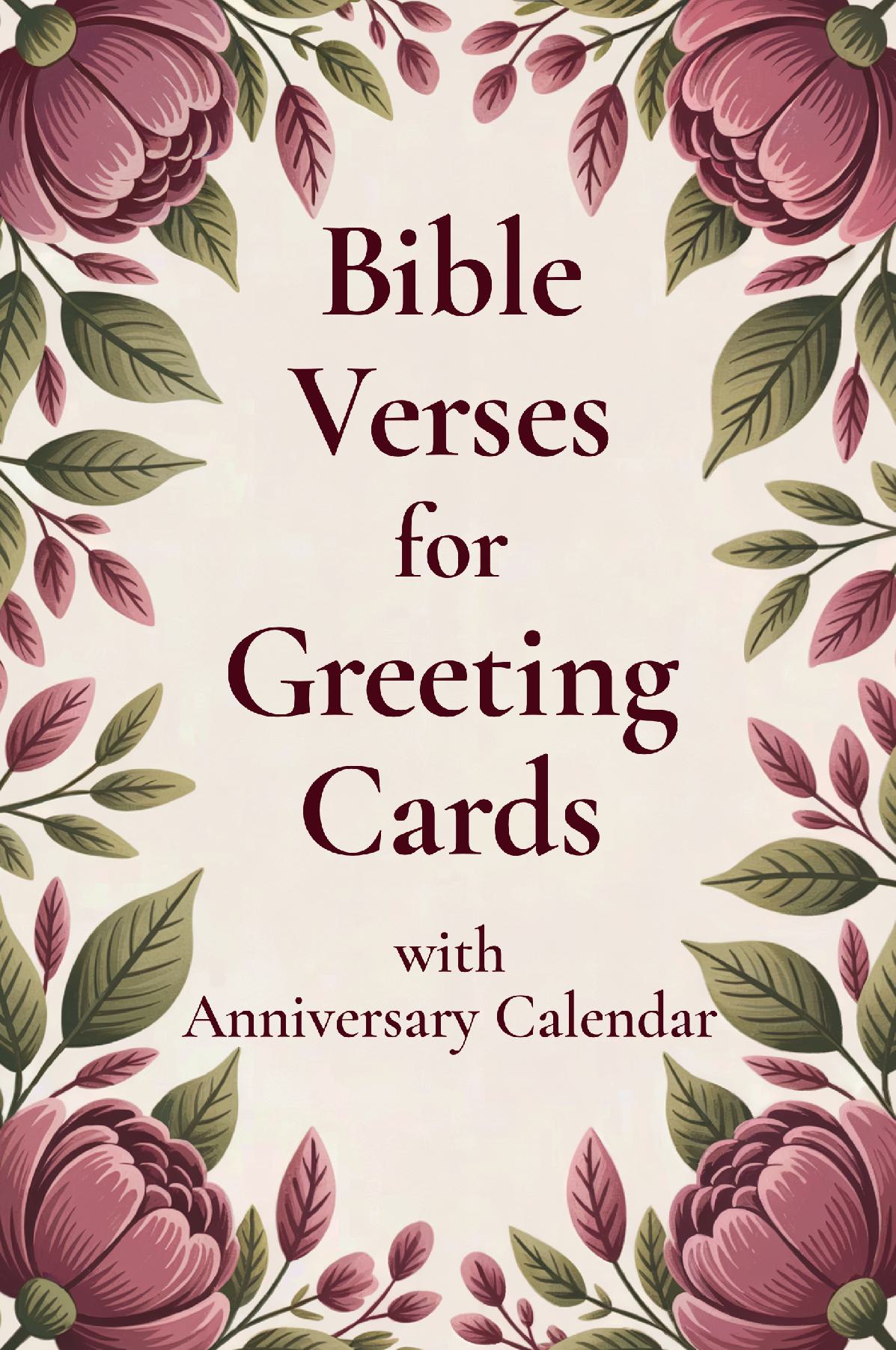 Bible Verses for Greeting Cards