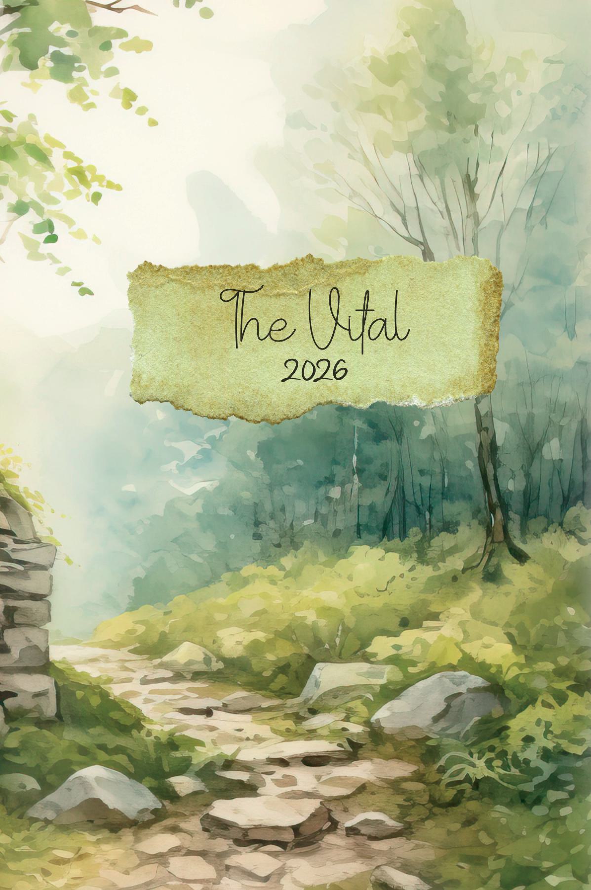 The Vital 2026 Pre-made Bullet Dotted Journal Planner