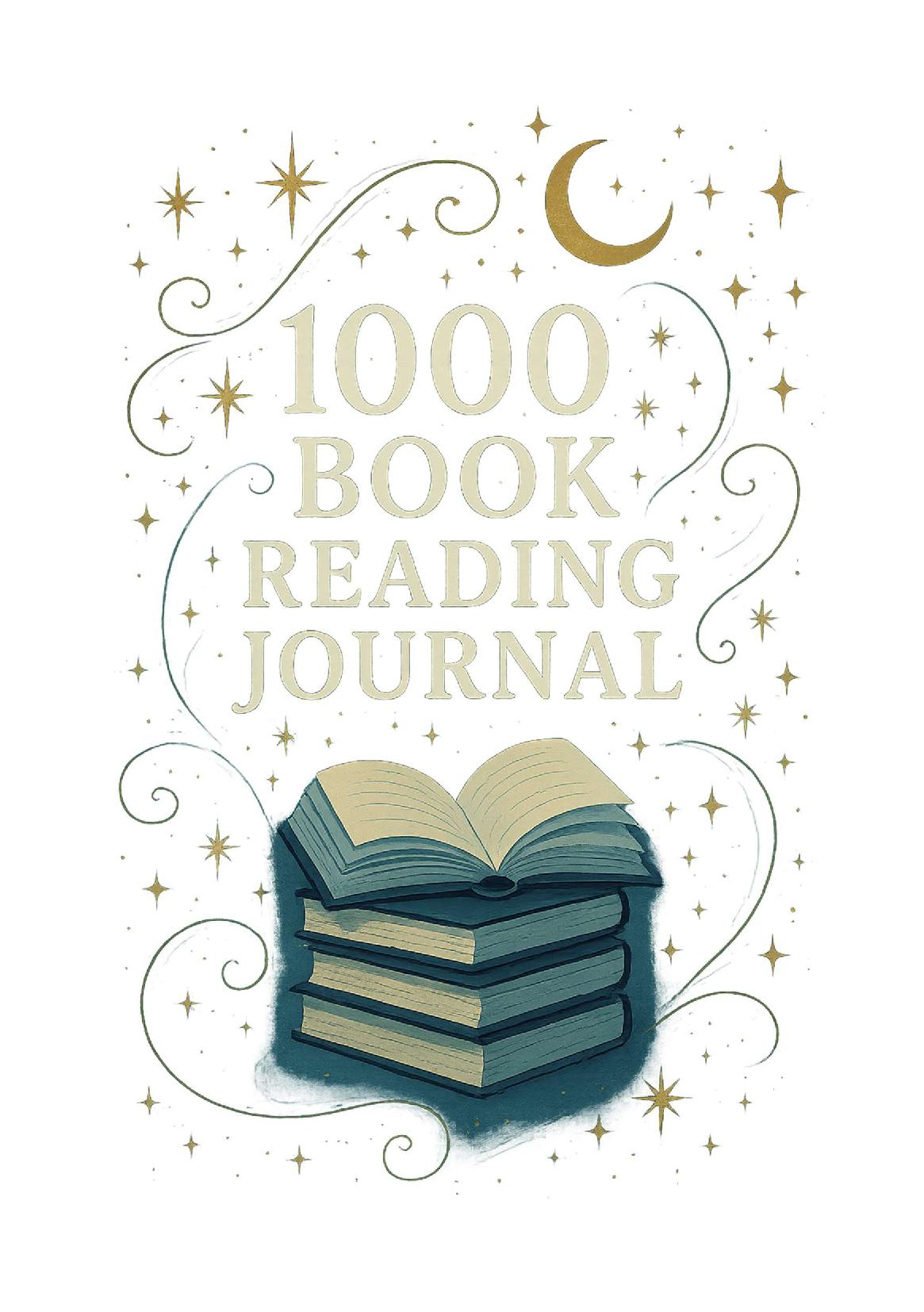 1000 Book Reading Journal