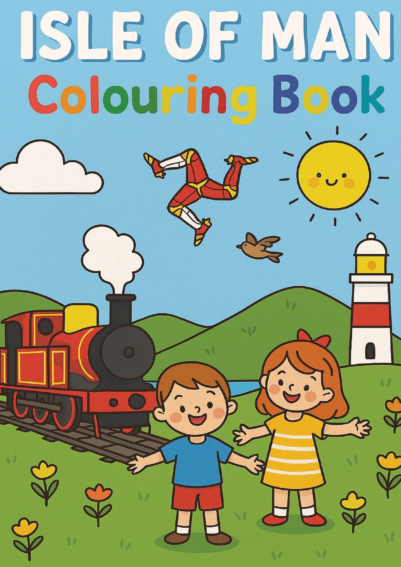 Isle of Man Colouring Book