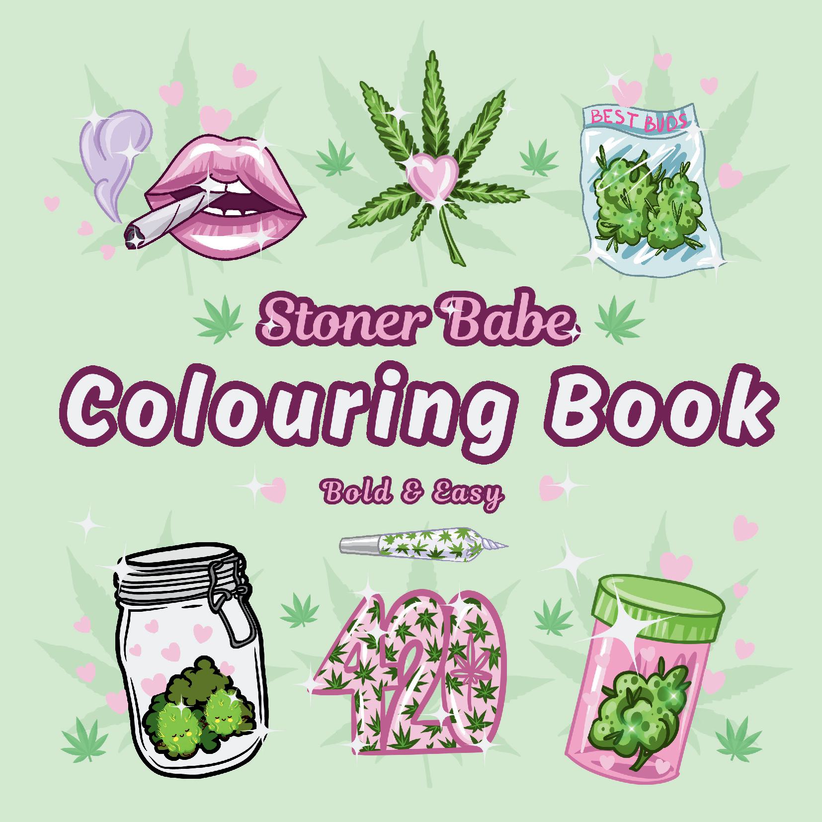 Stoner Babe Colouring Book