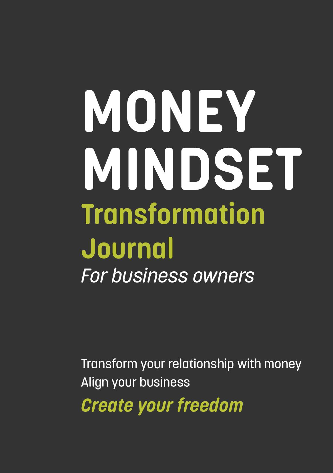 Money Mindset Transformational Journal for Business Owners