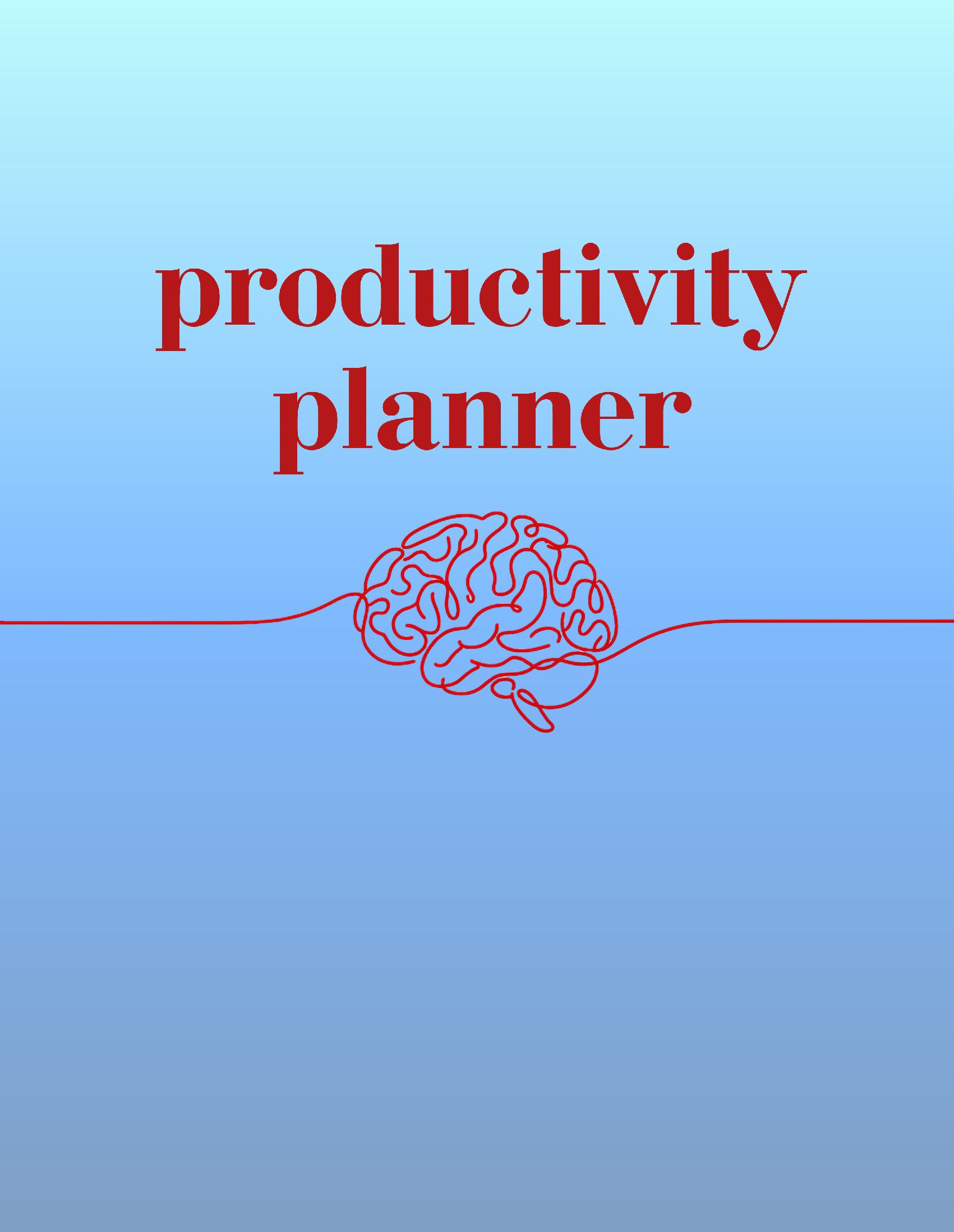 The Productivity Planner