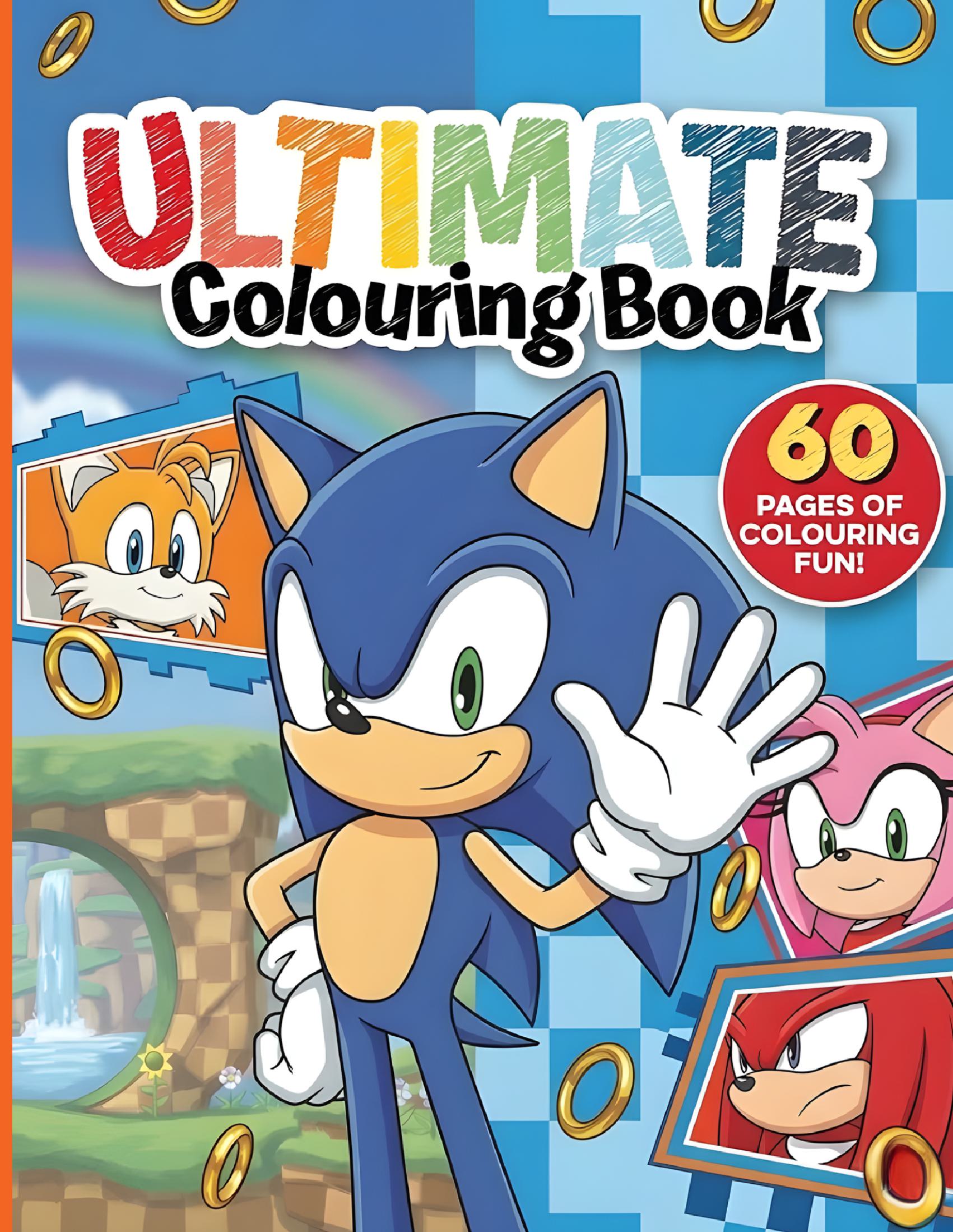 The Unofficial Coloring Book For Kids & Fans of Sonic the Hedgehog, Video Game Player