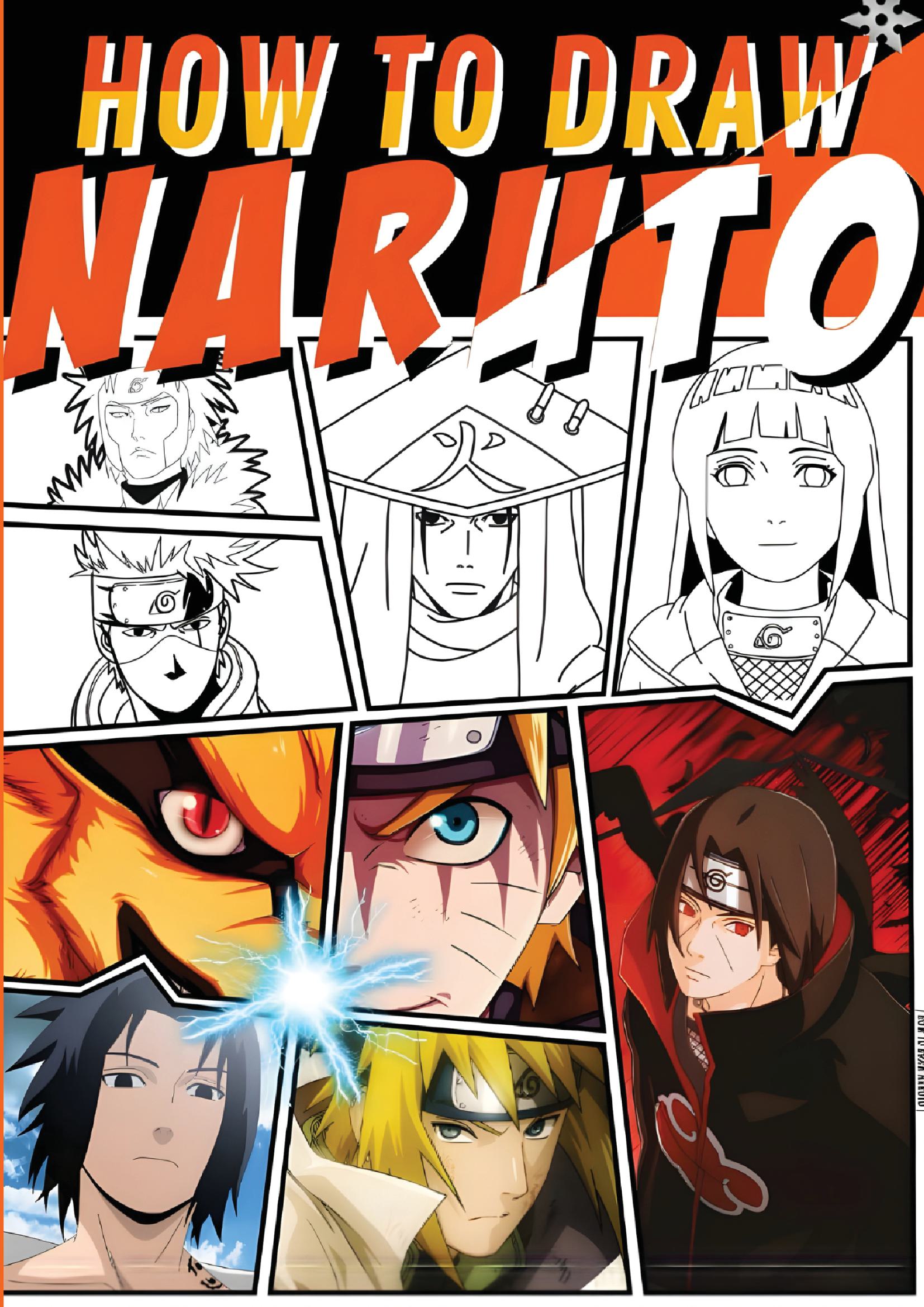 How to Draw Anime Characters Book For Kids & Fans of Naruto