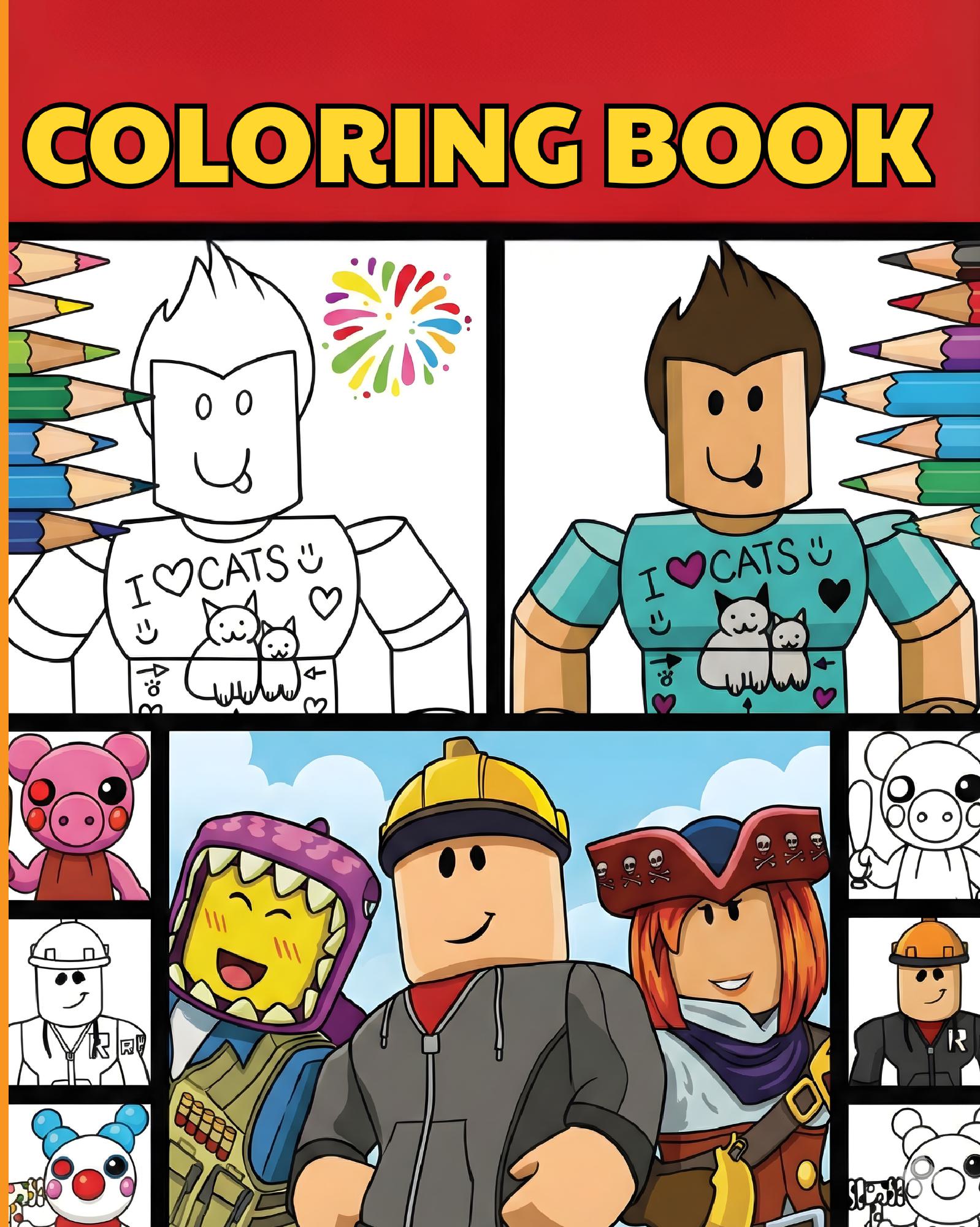The Unofficial Roblox Coloring Book