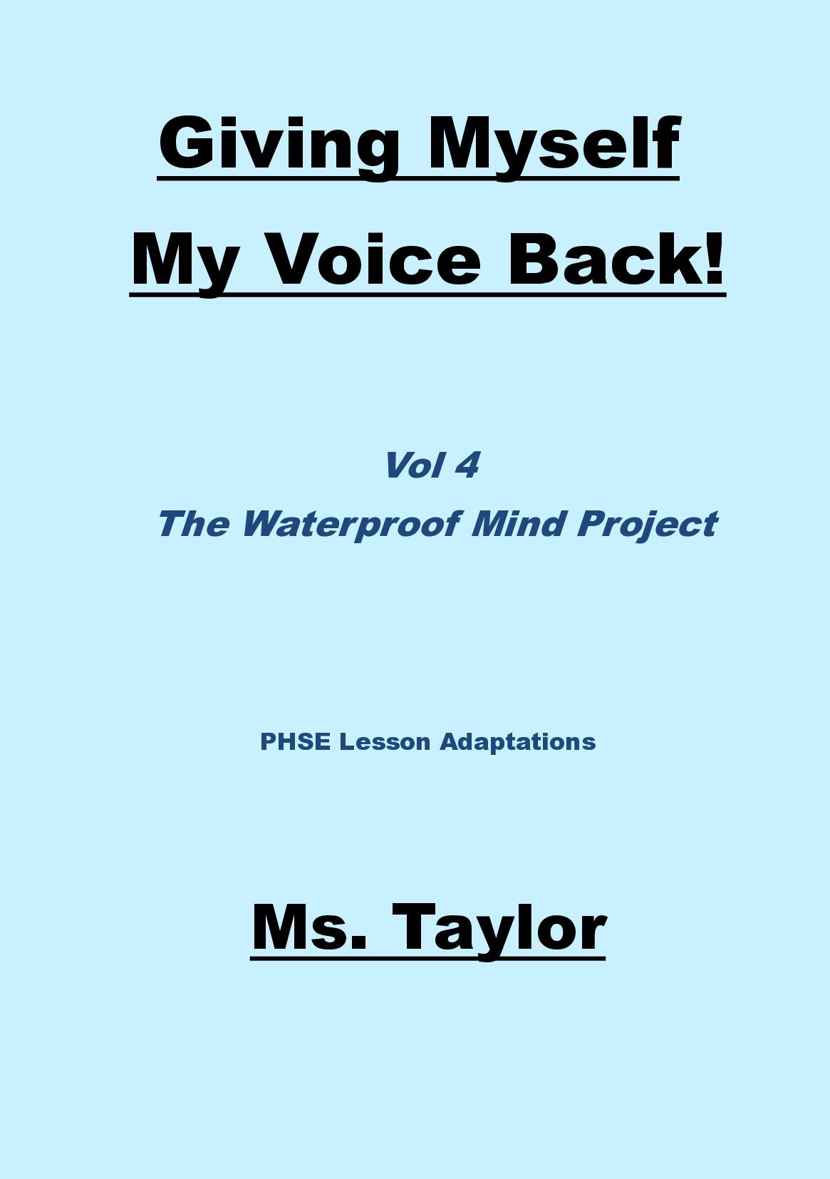 Giving Myself My Voice Back Vol 4!