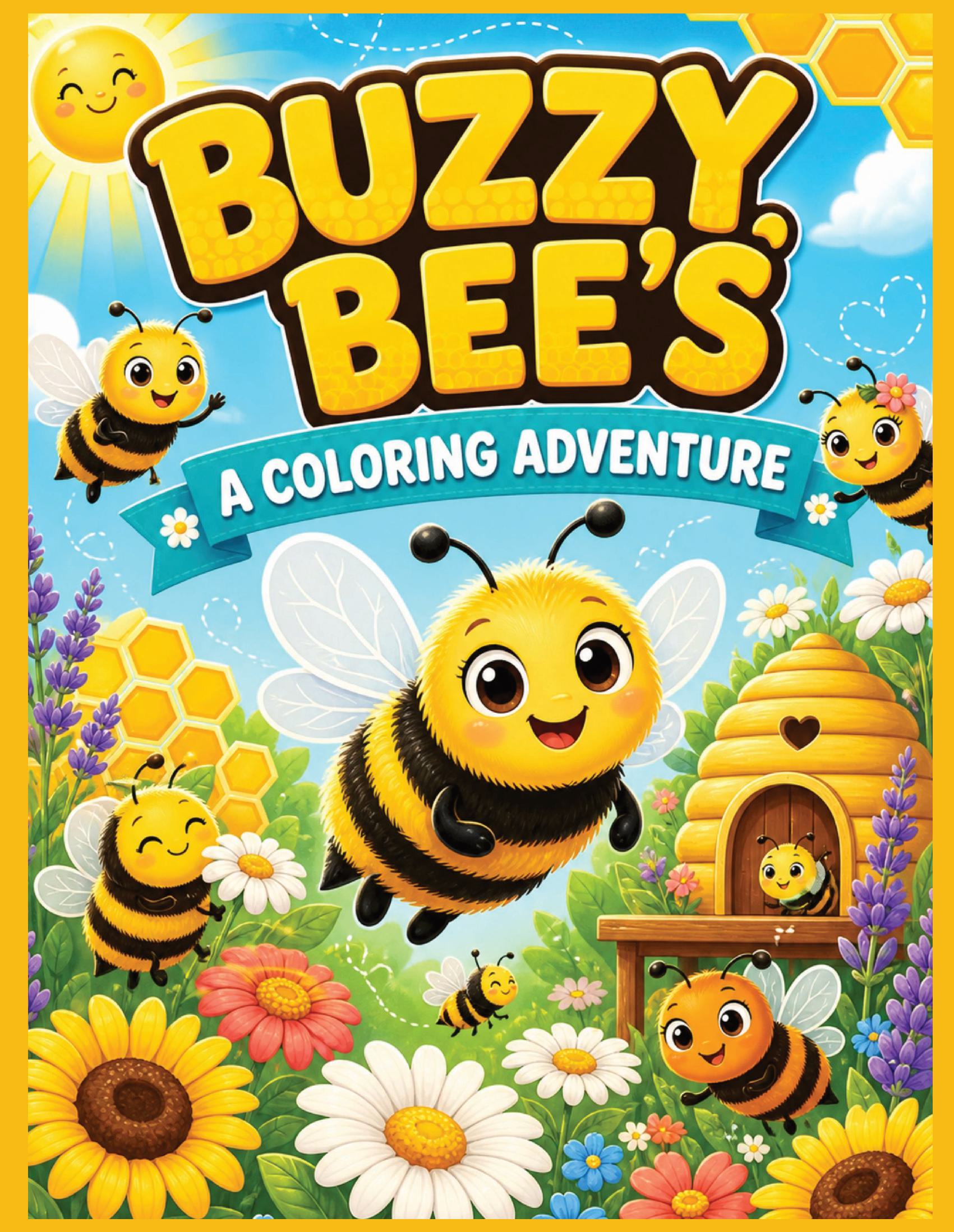 Buzzy Bees Colouring Book