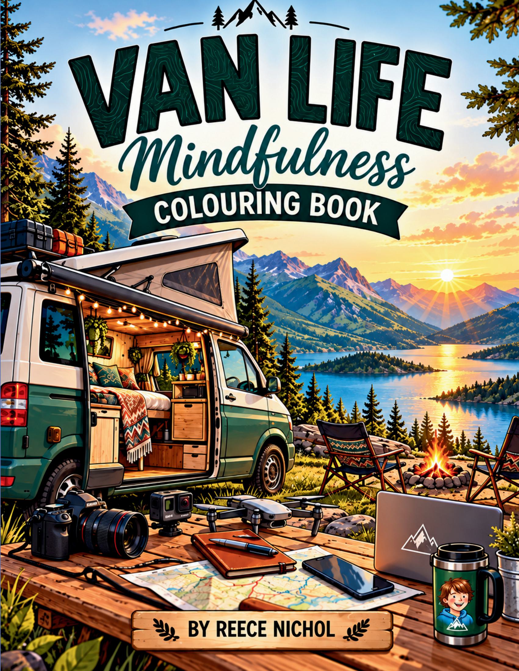 Van Life - A Mindfulness Colouring Book