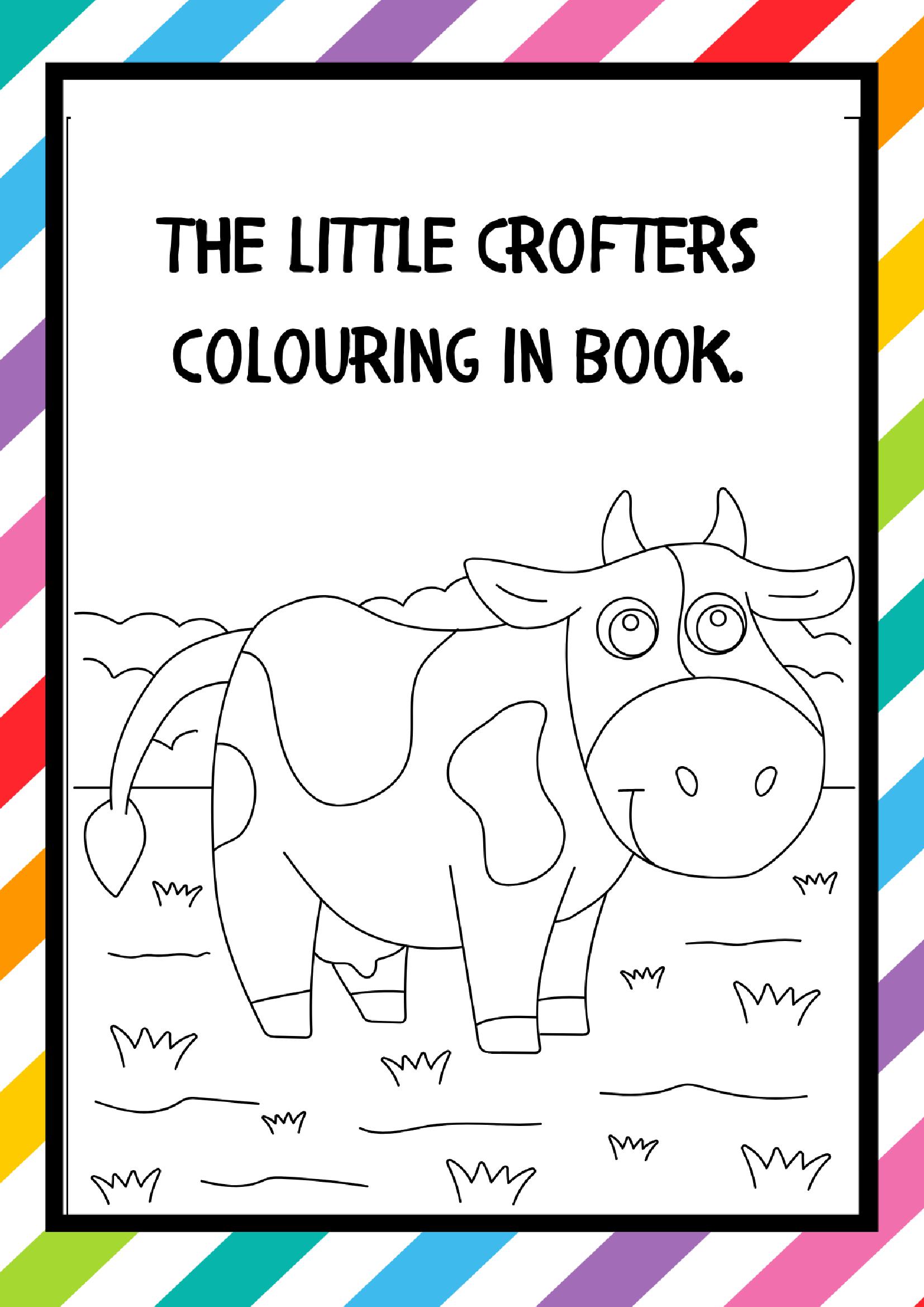 The little Crofters colouring in book