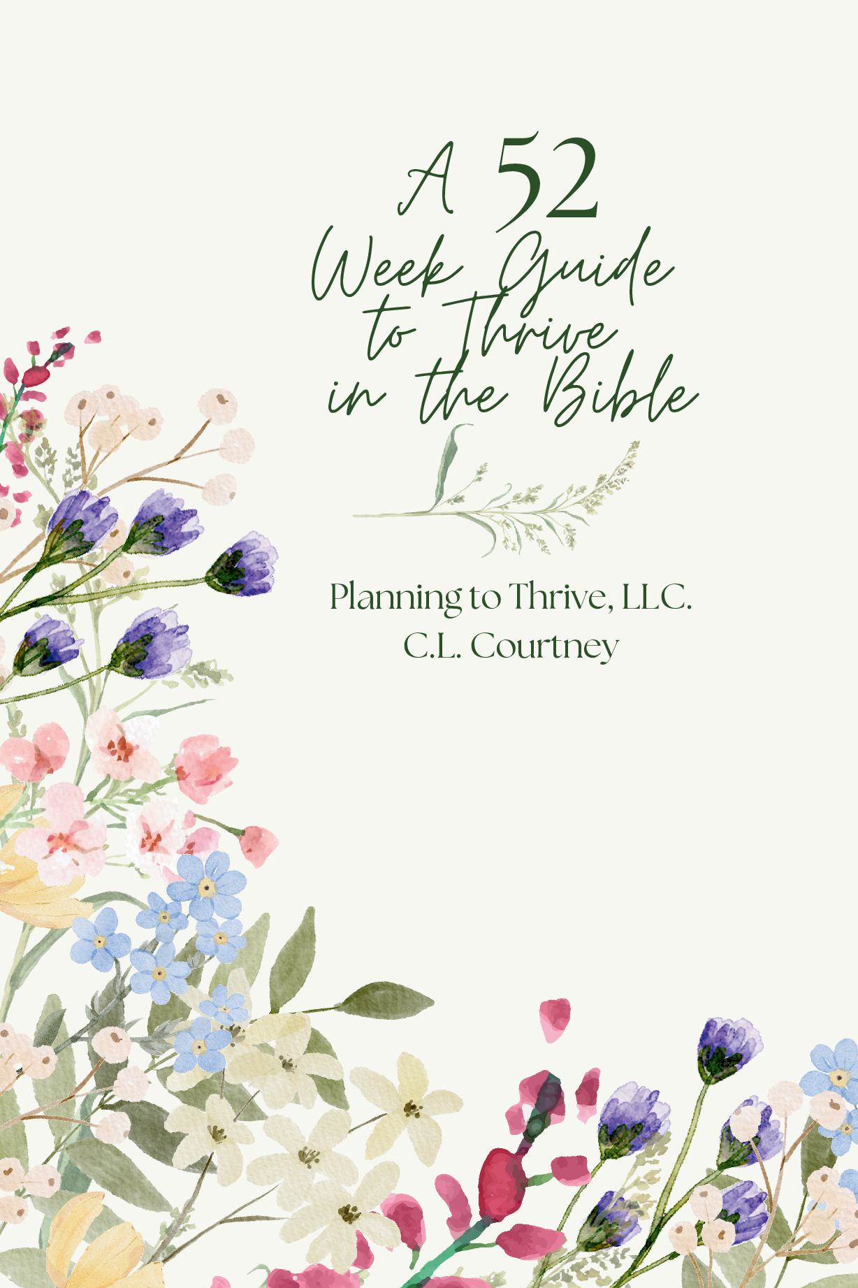 A 52 Week Guide to Thrive in the Bible