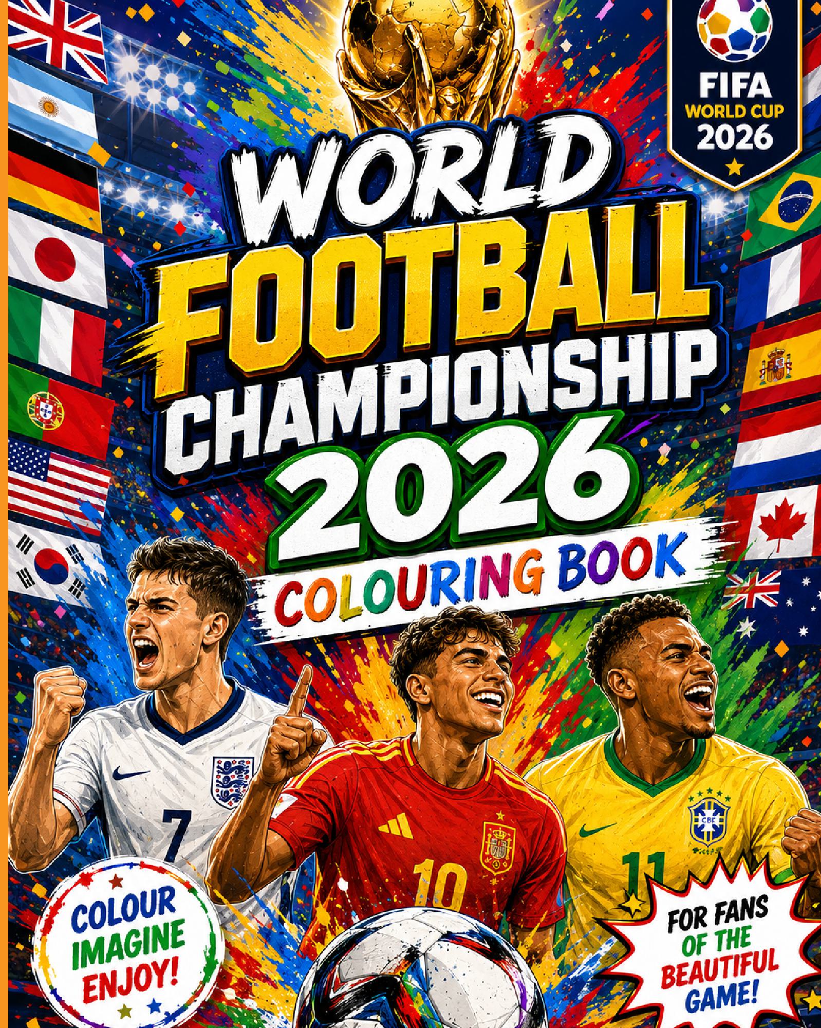 WORLD CUP 2026 COLORING BOOK