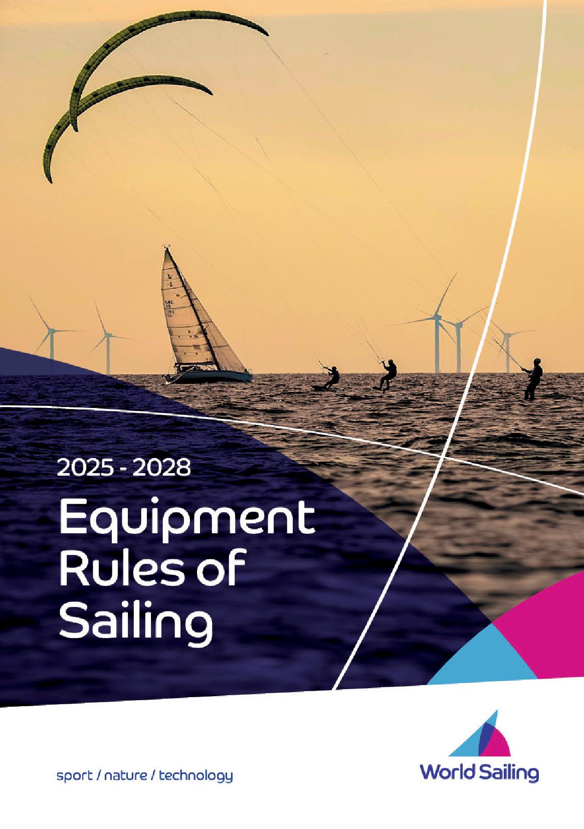 Equipment Rules of Sailing 2025-2028