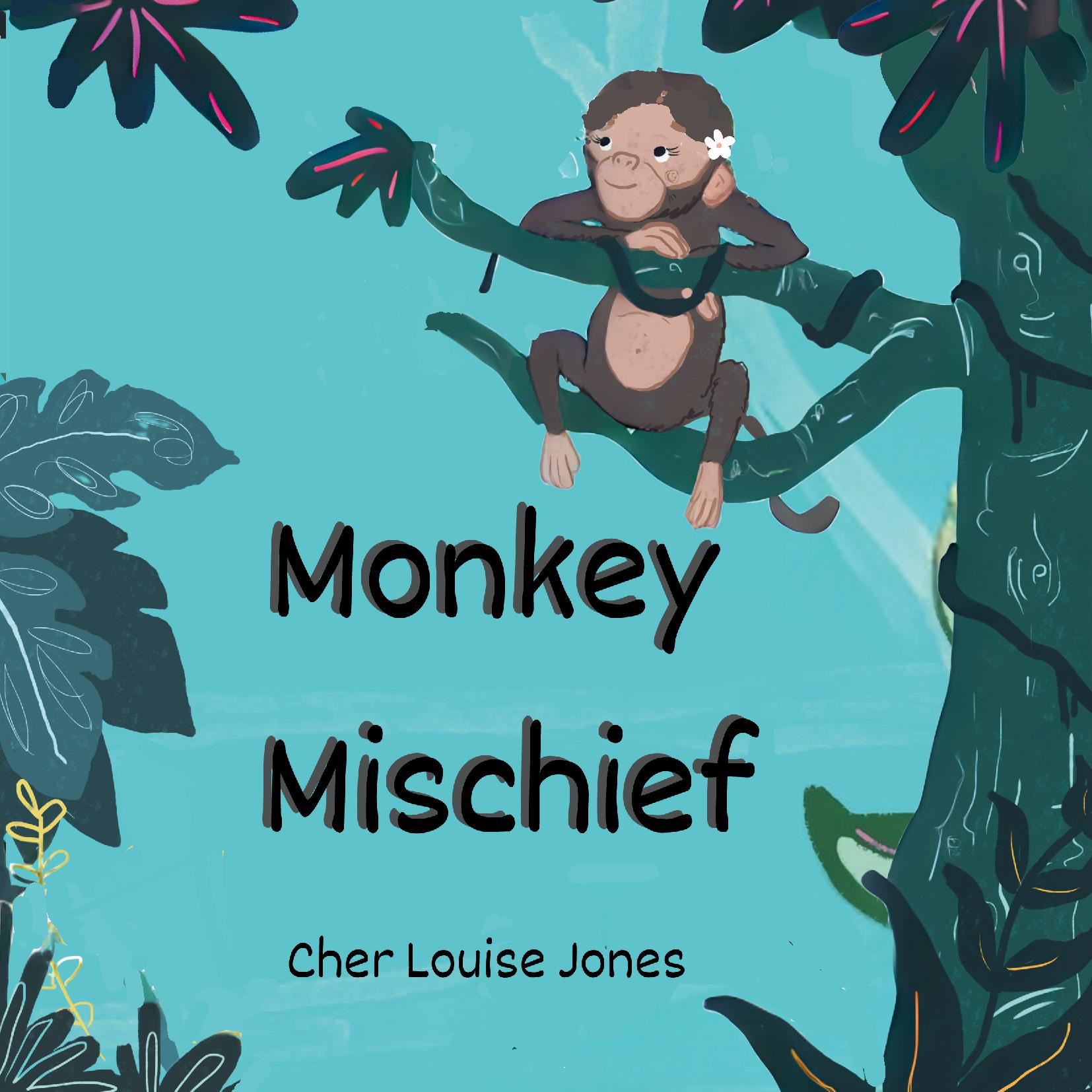 Monkey Mischief (Large Print Edition) - Large Print Edition - Explore the deepest jungle in this rhyming tale of monkey mischief.