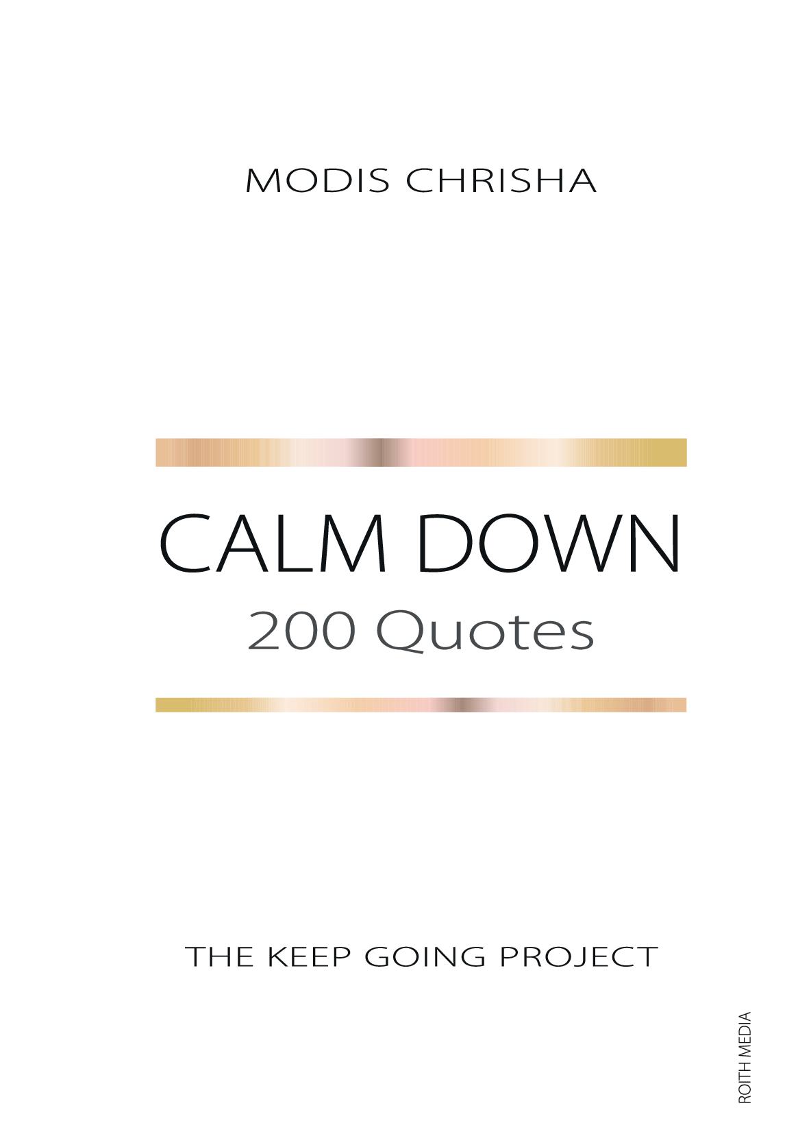 Calm Down