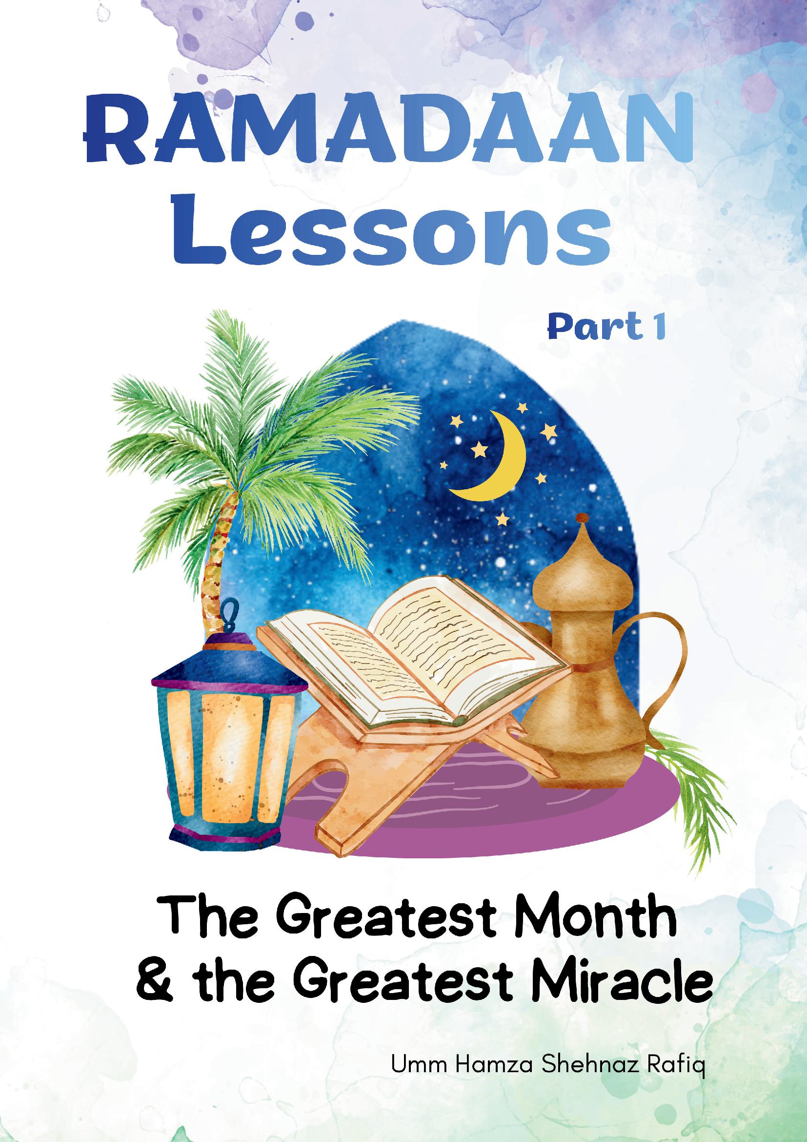 Ramadaan Lessons - Part 1
