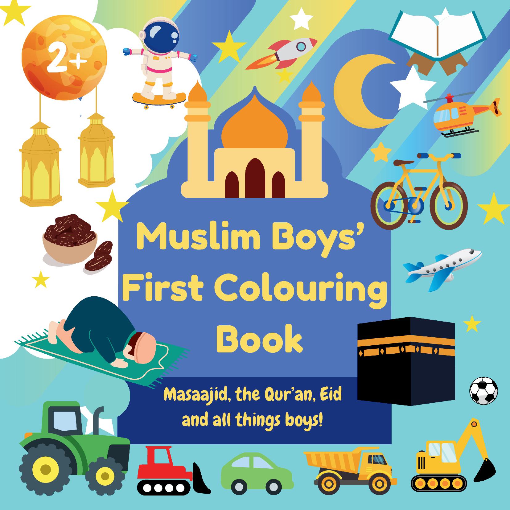 Muslim Boys’ First Colouring Book