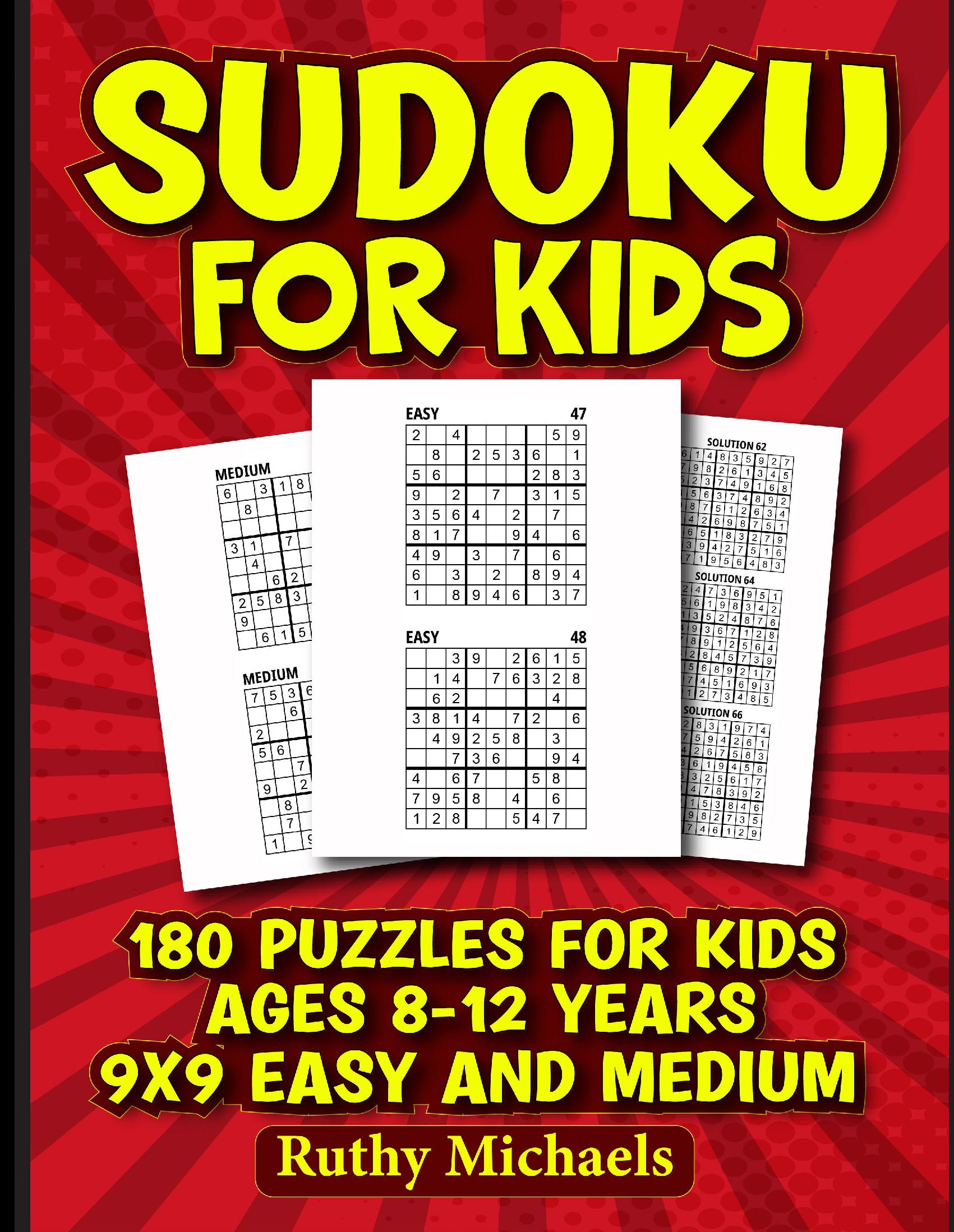 SUDOKU FOR KIDS AGES 8-12