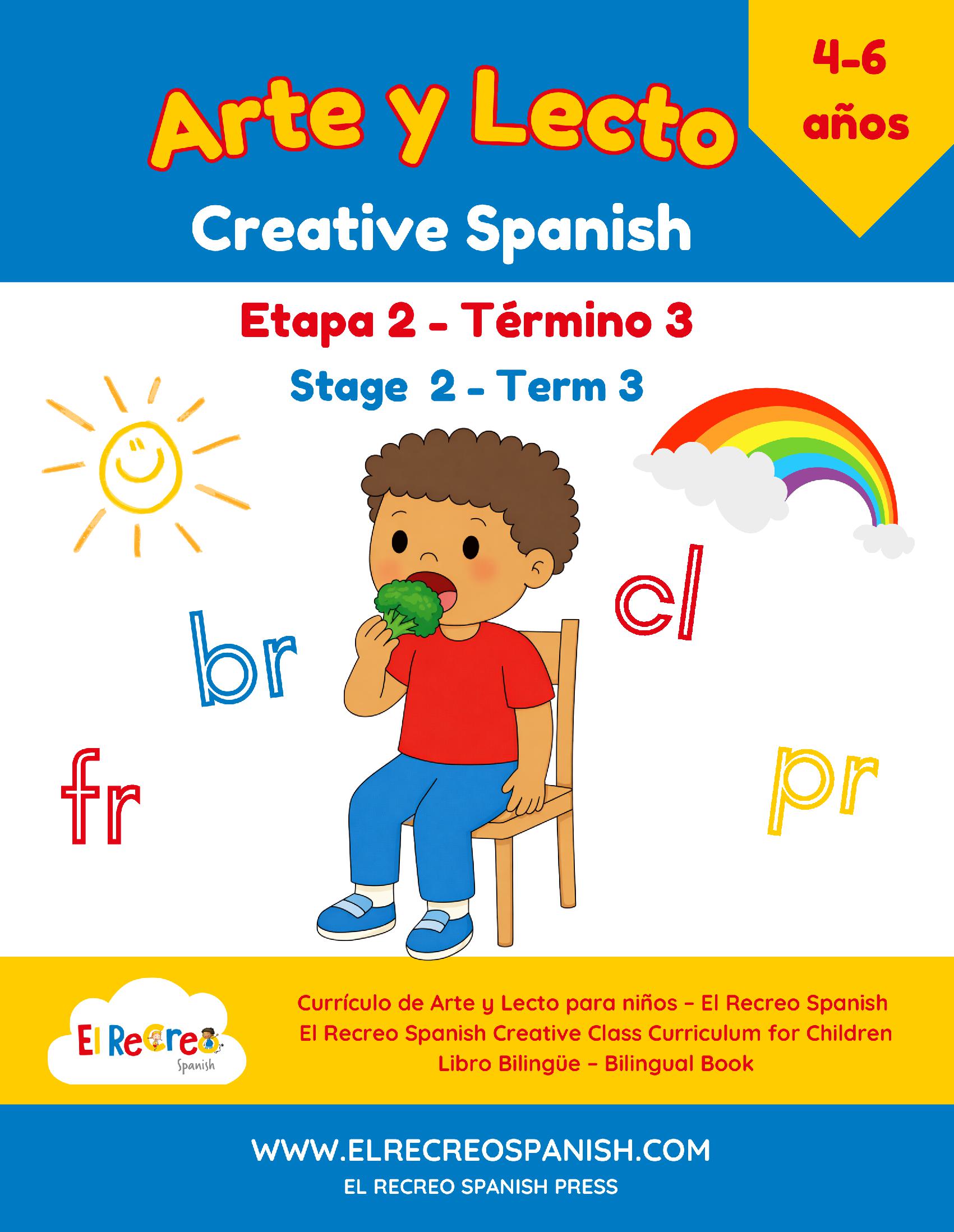 Arte y Lecto - Creative Spanish (4-6 yrs) Term 3 - Stage 2