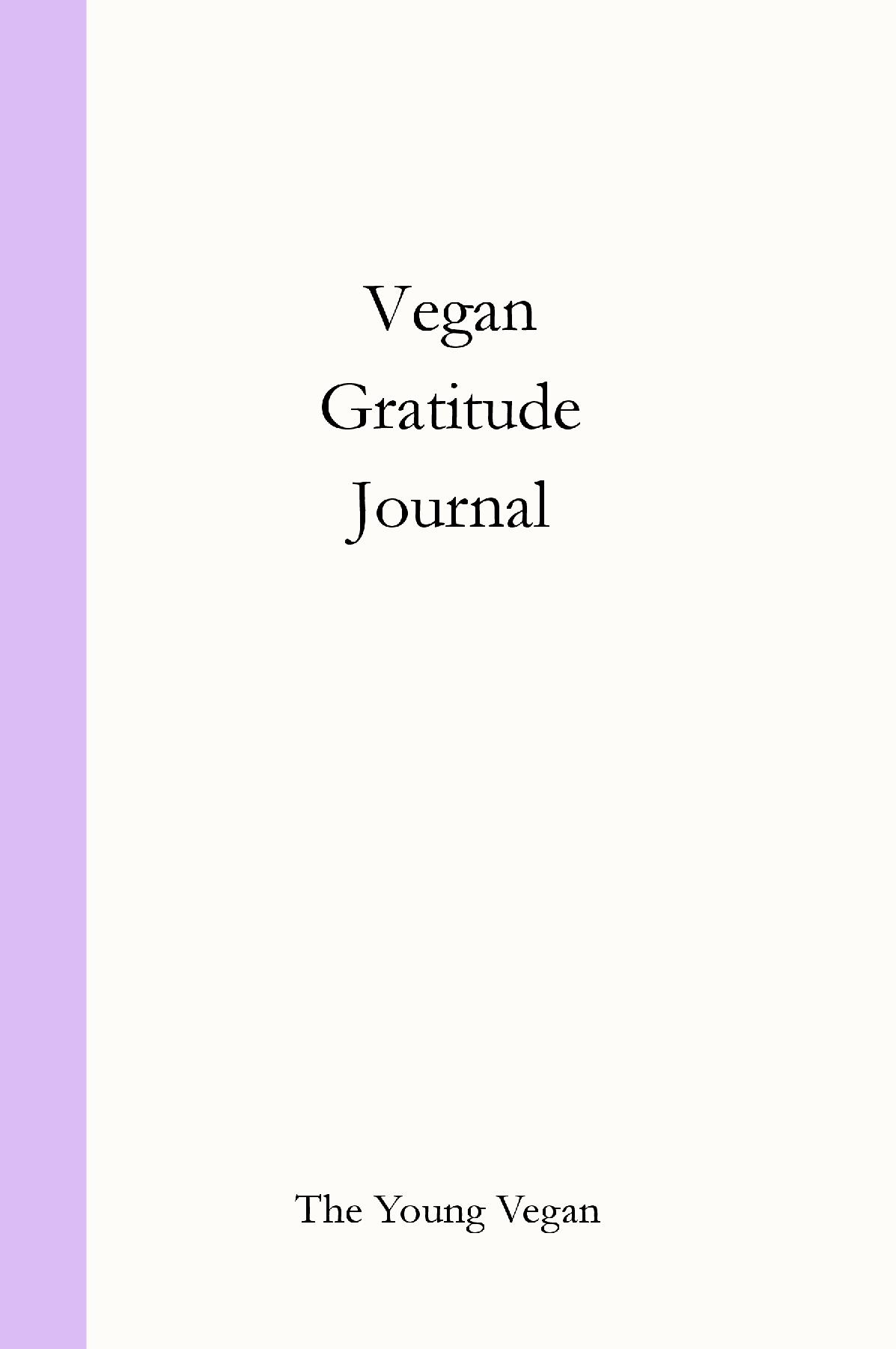 Vegan Gratitude Journal