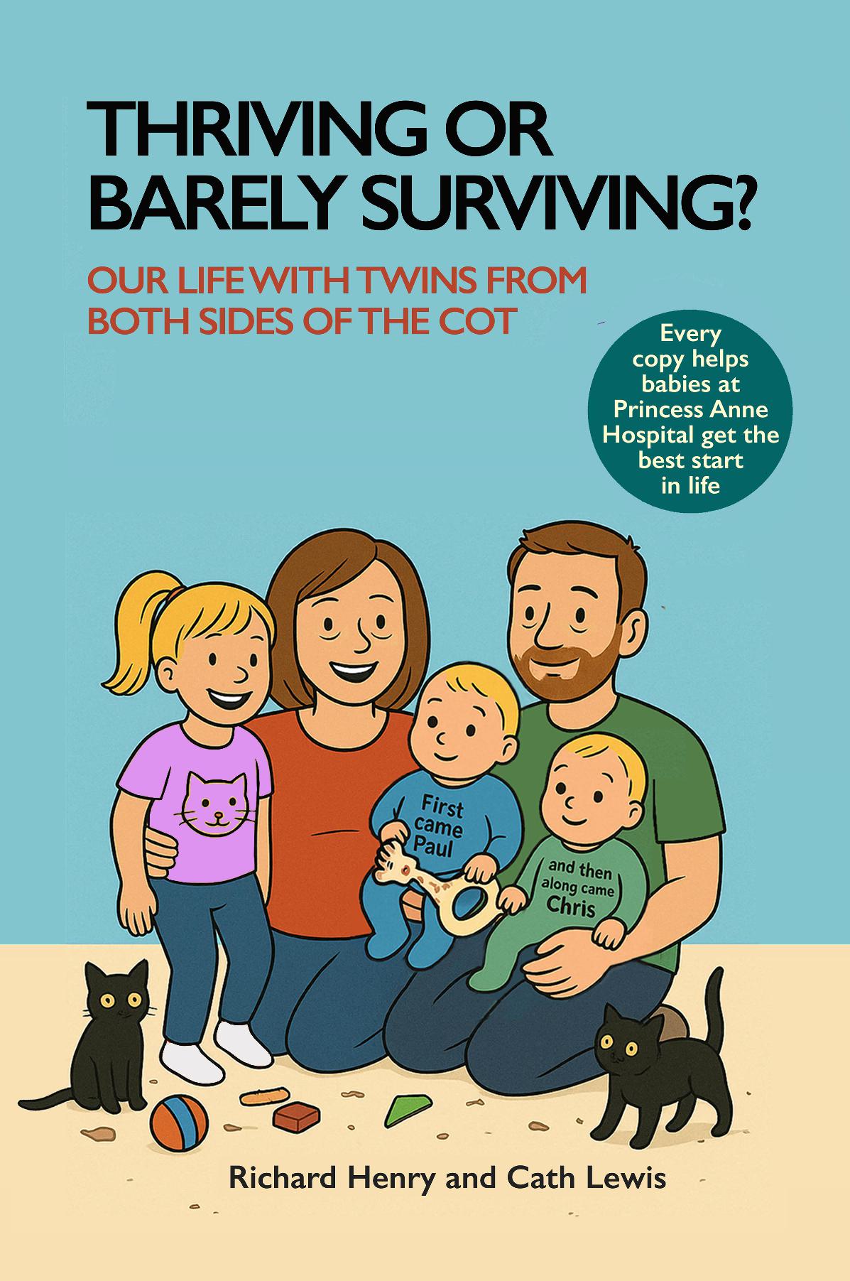 Thriving or barely surviving? Our lives with twins from both sides of the cot