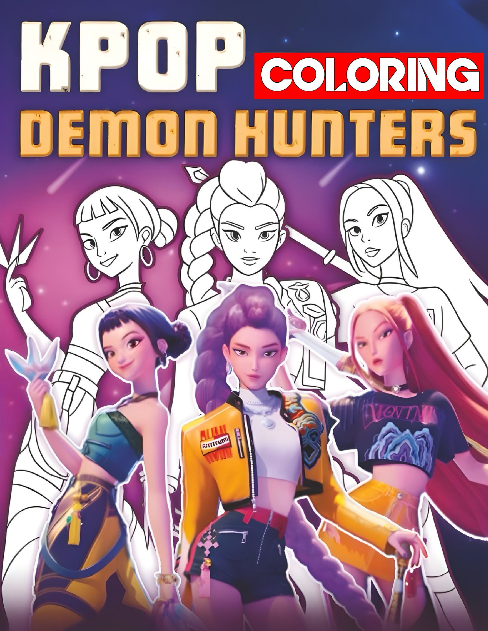 KPop's Demon Hunters Coloring Book