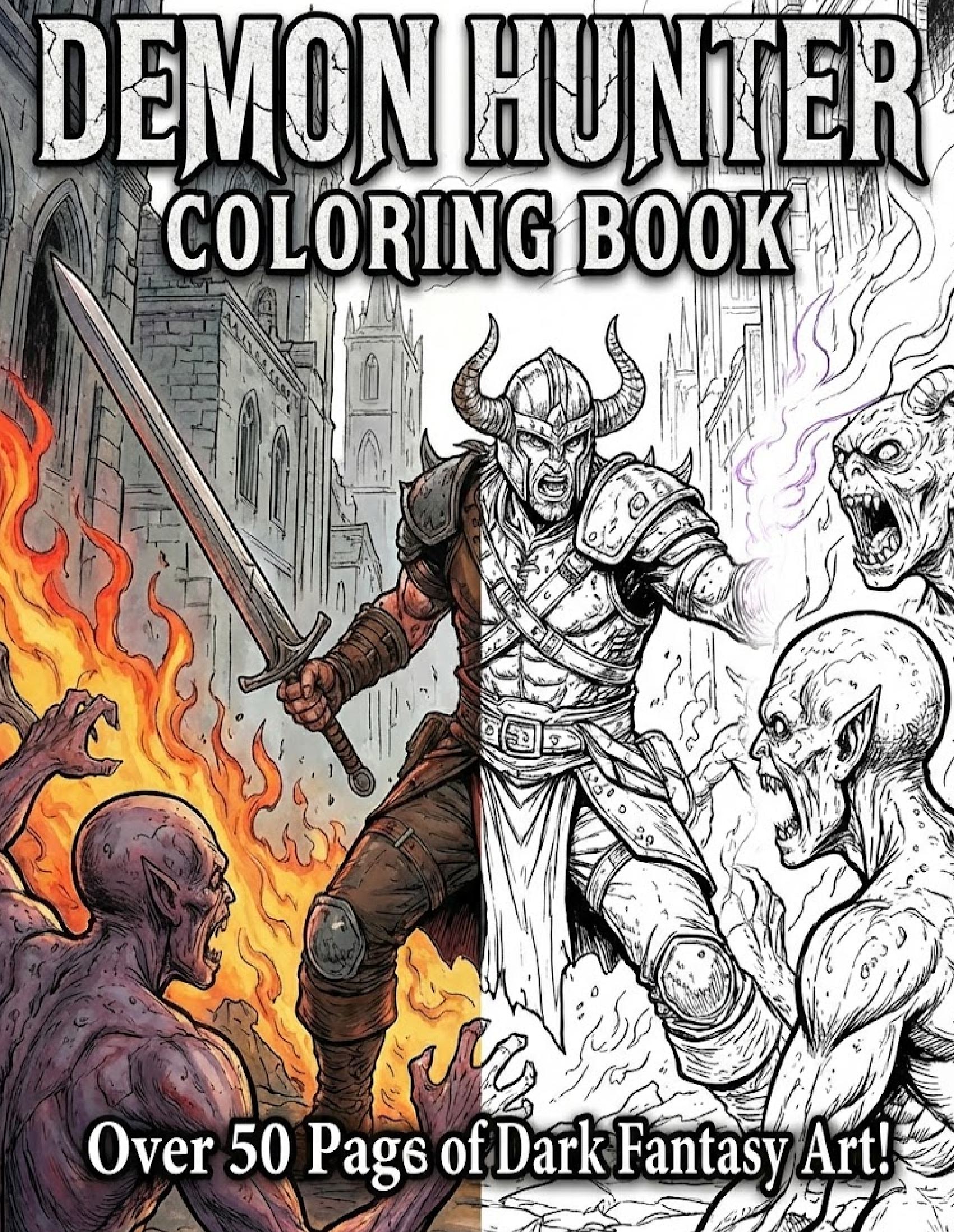 Demon Hunters Coloring Book