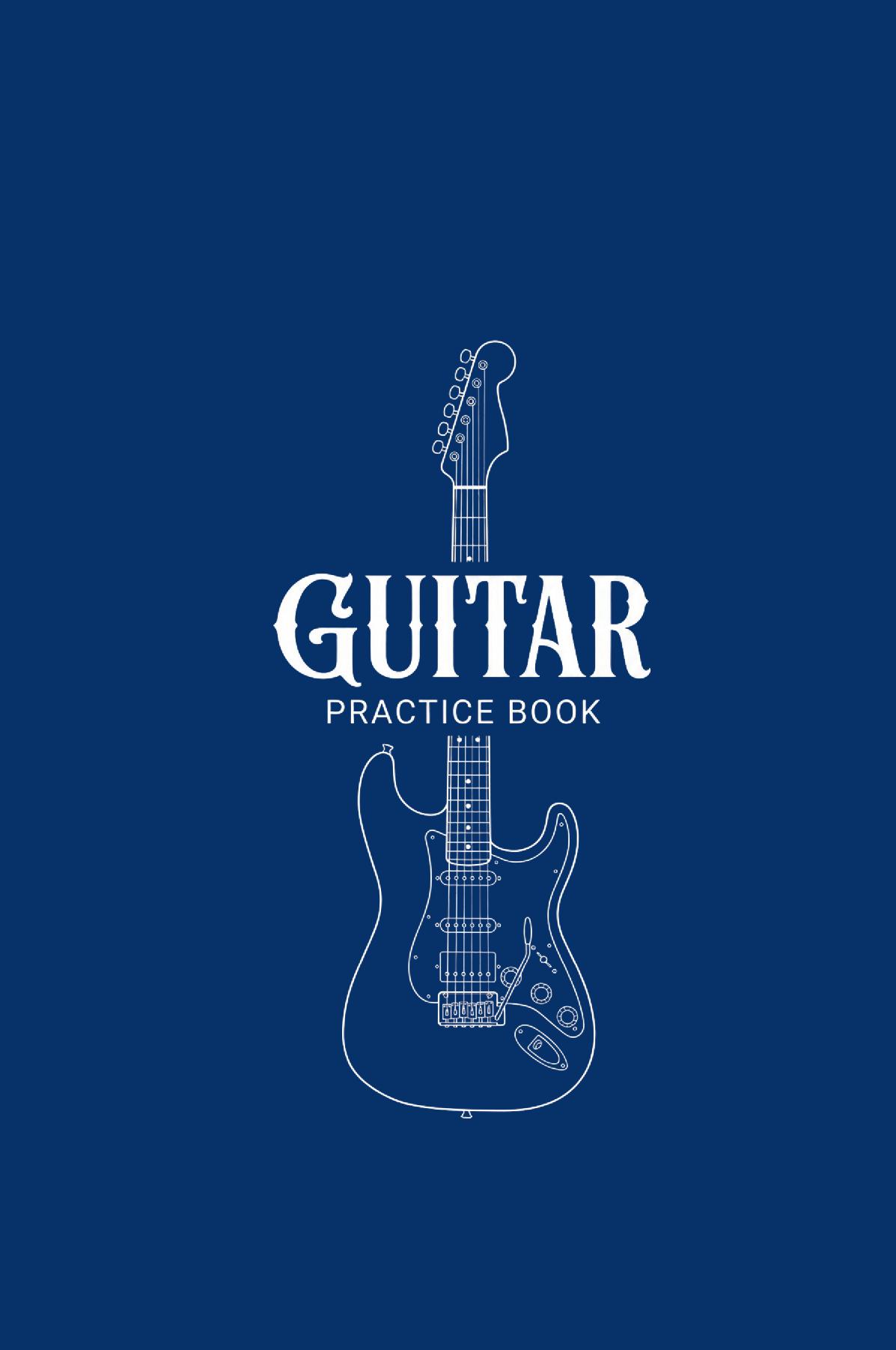 Guitar Practice Book