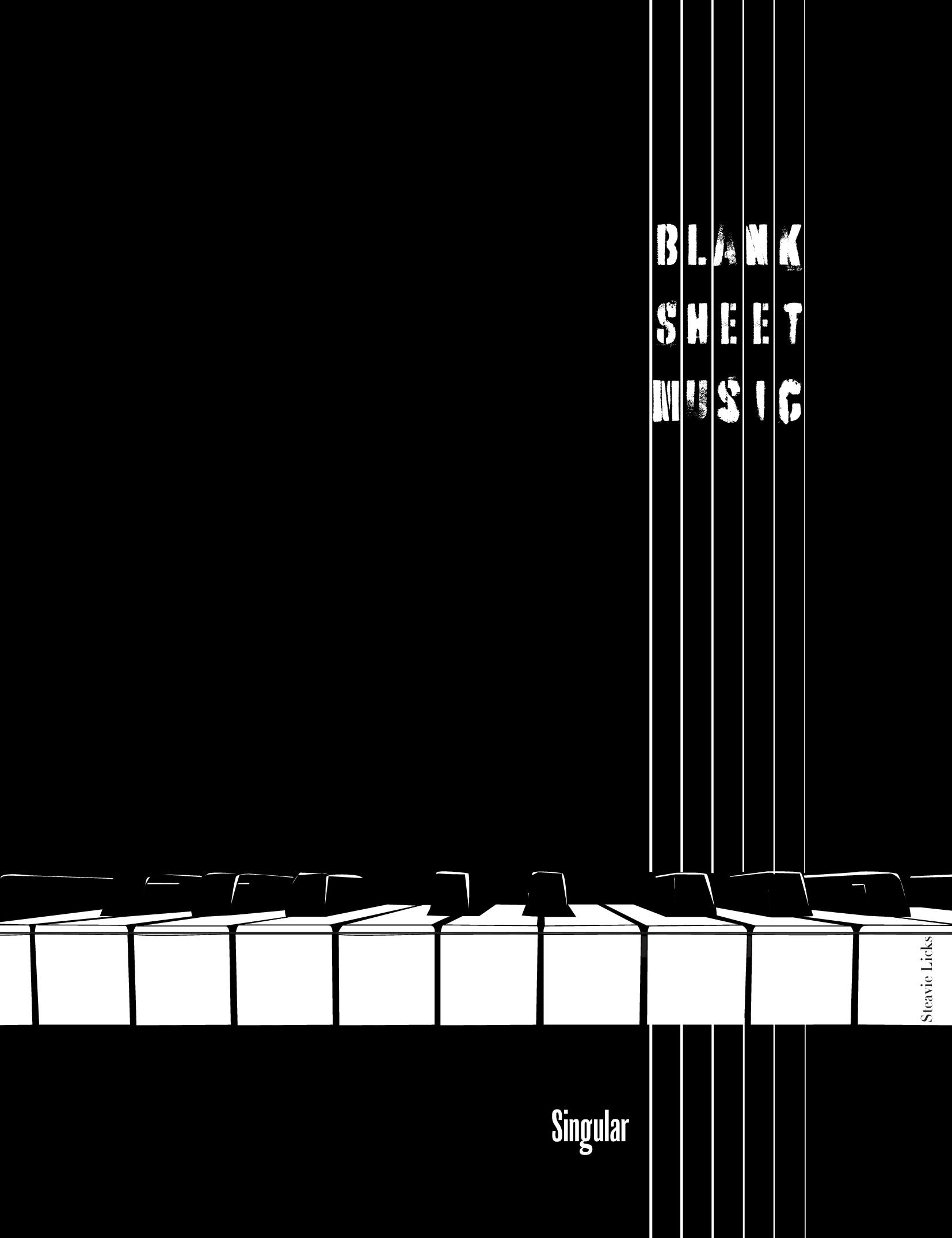 Blank Sheet Music: Singular