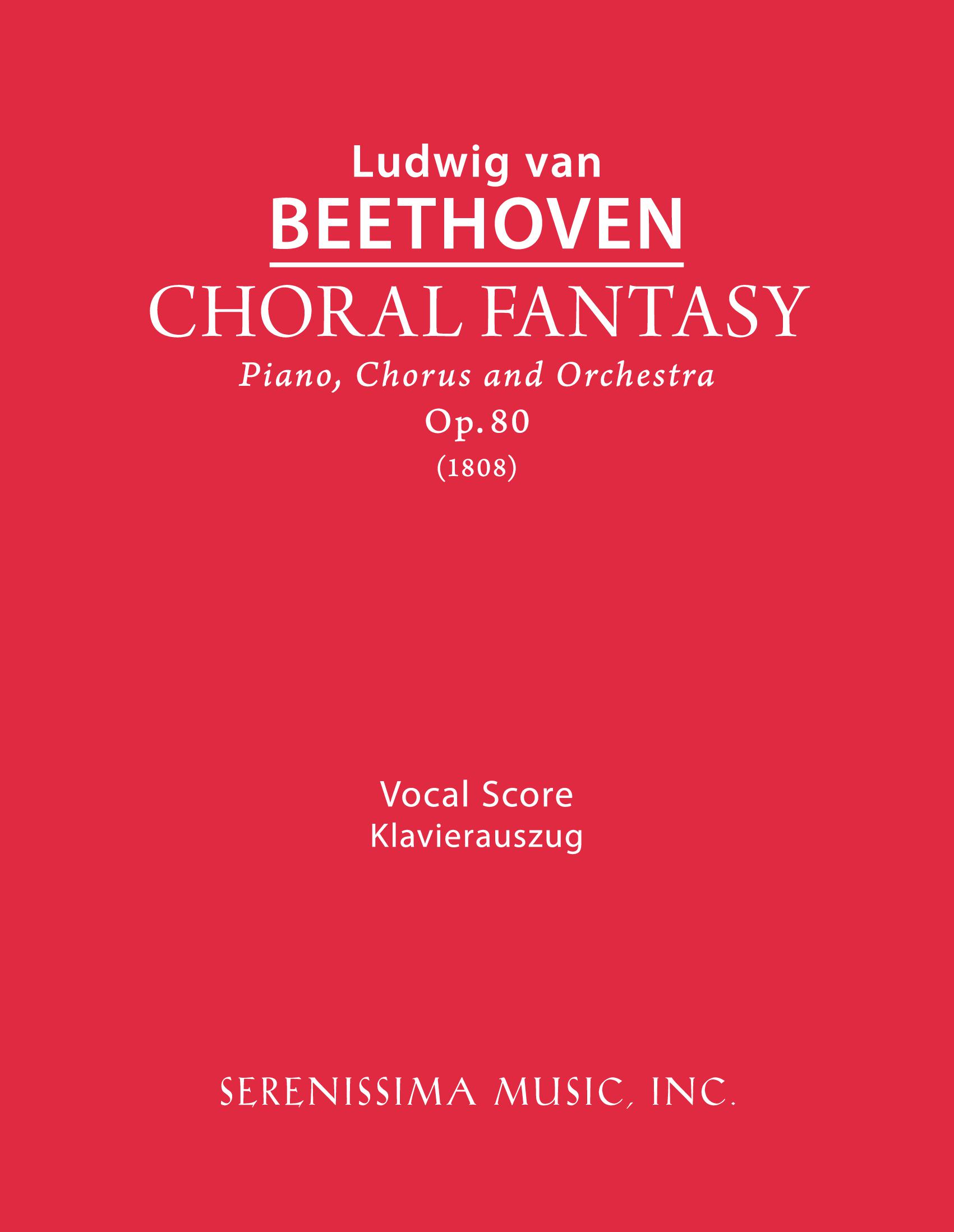 Choral Fantasy, Op.80 (Scharwenka) - Vocal score