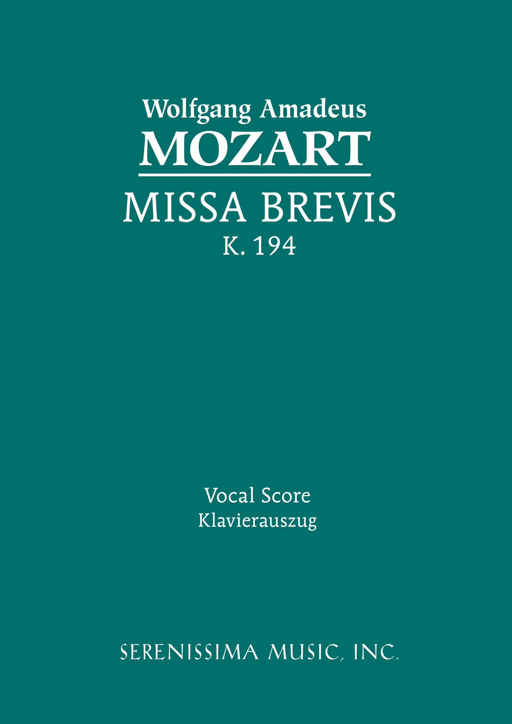 Missa Brevis, K.194 (Torvik)