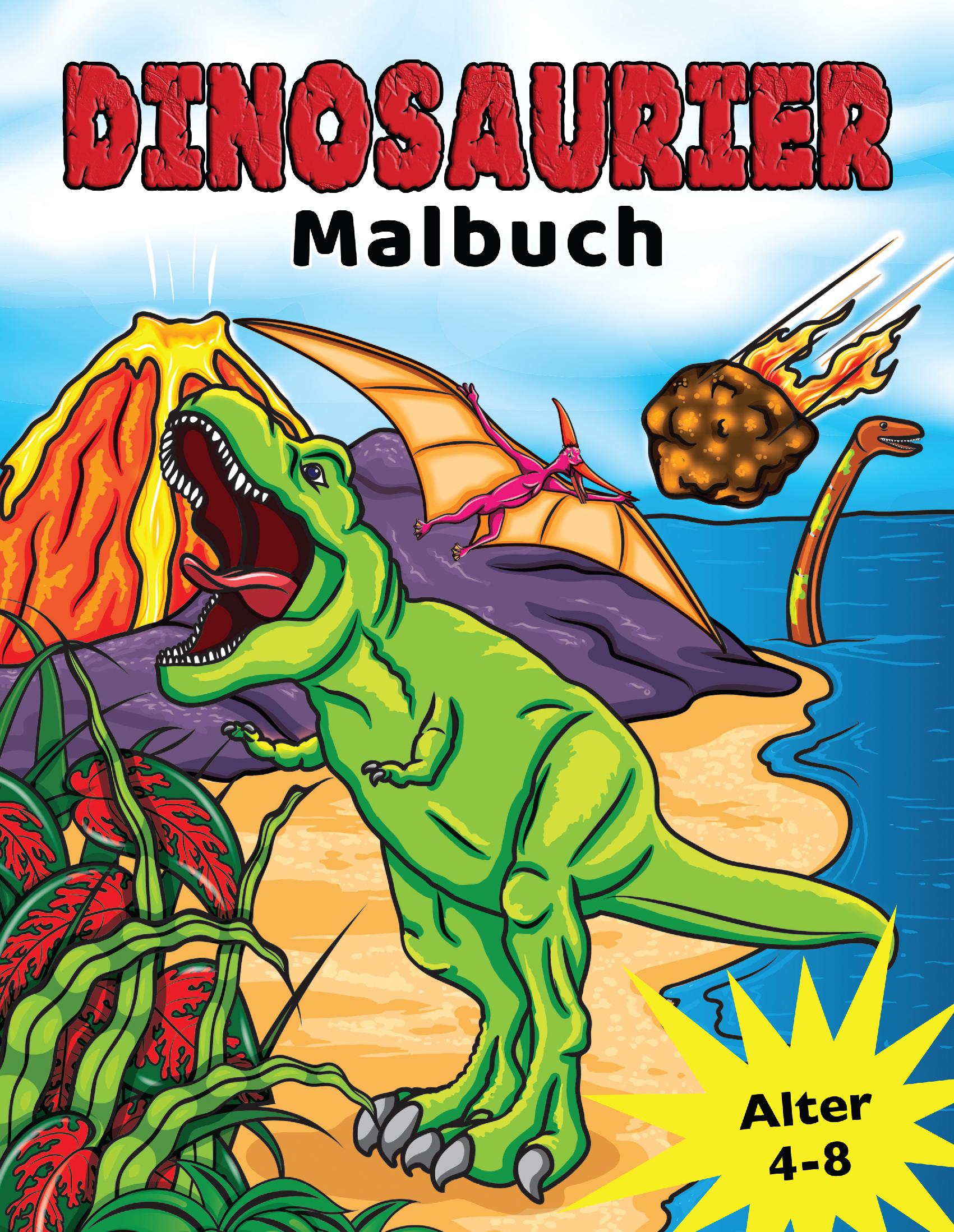 Dinosaurier Malbuch