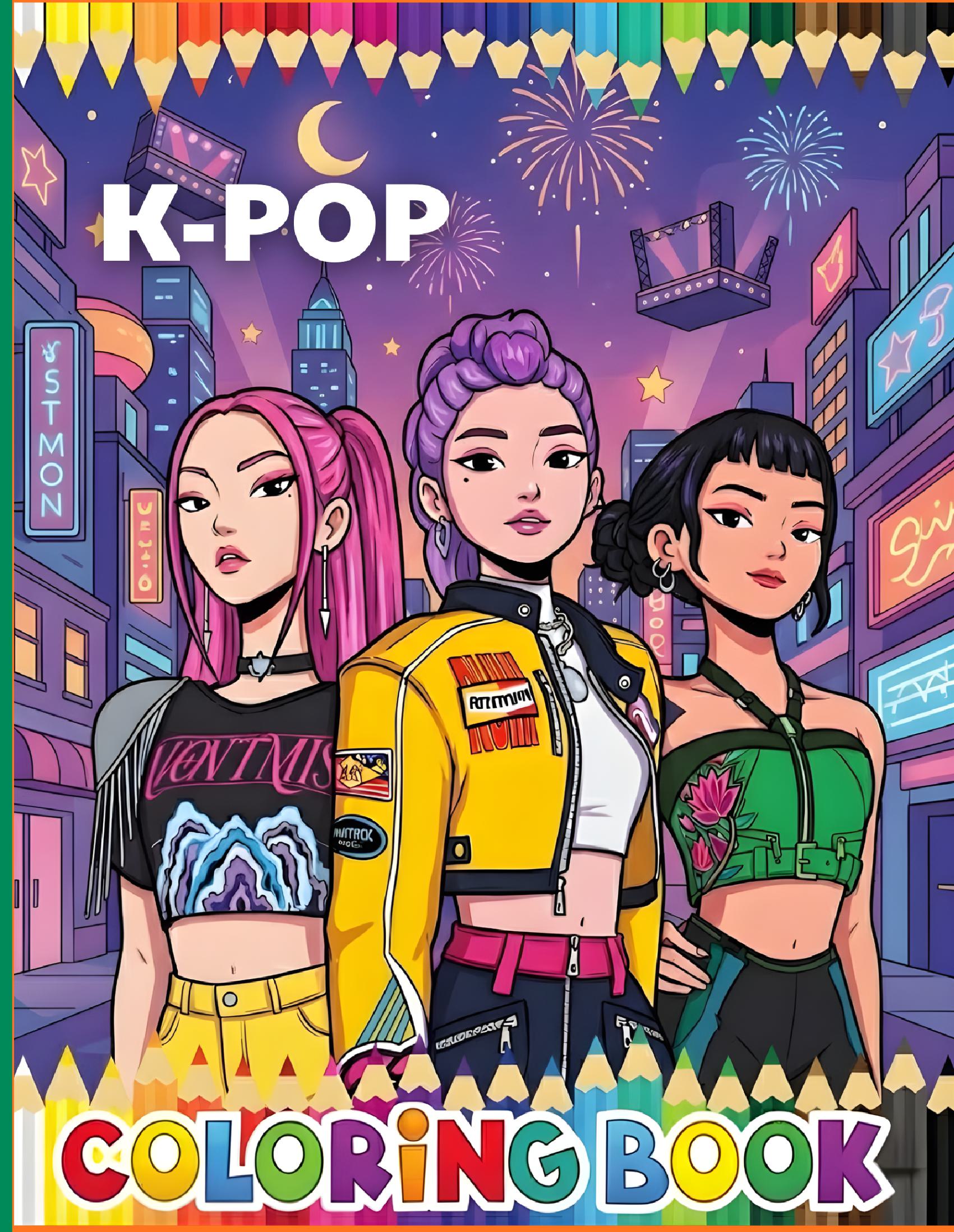 The Unofficial Coloring Book for Fans of KPop Demon Hunters