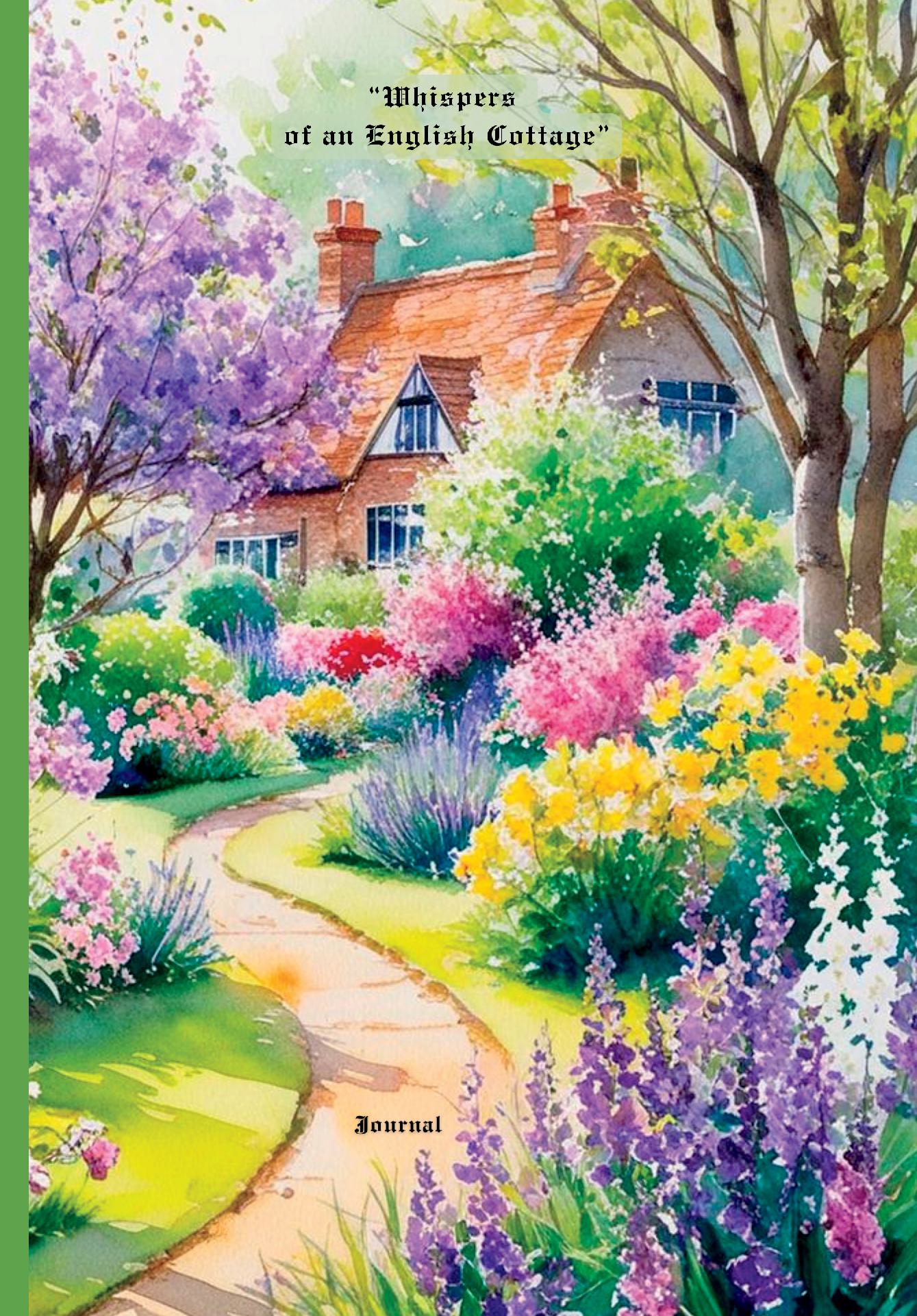 “Whispers of an English Cottage” Mindful Moments: A Draw and Write Journal for Adults
