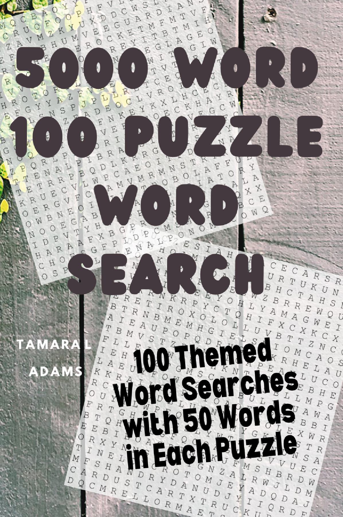 5000 Word 100 Puzzle Word Search