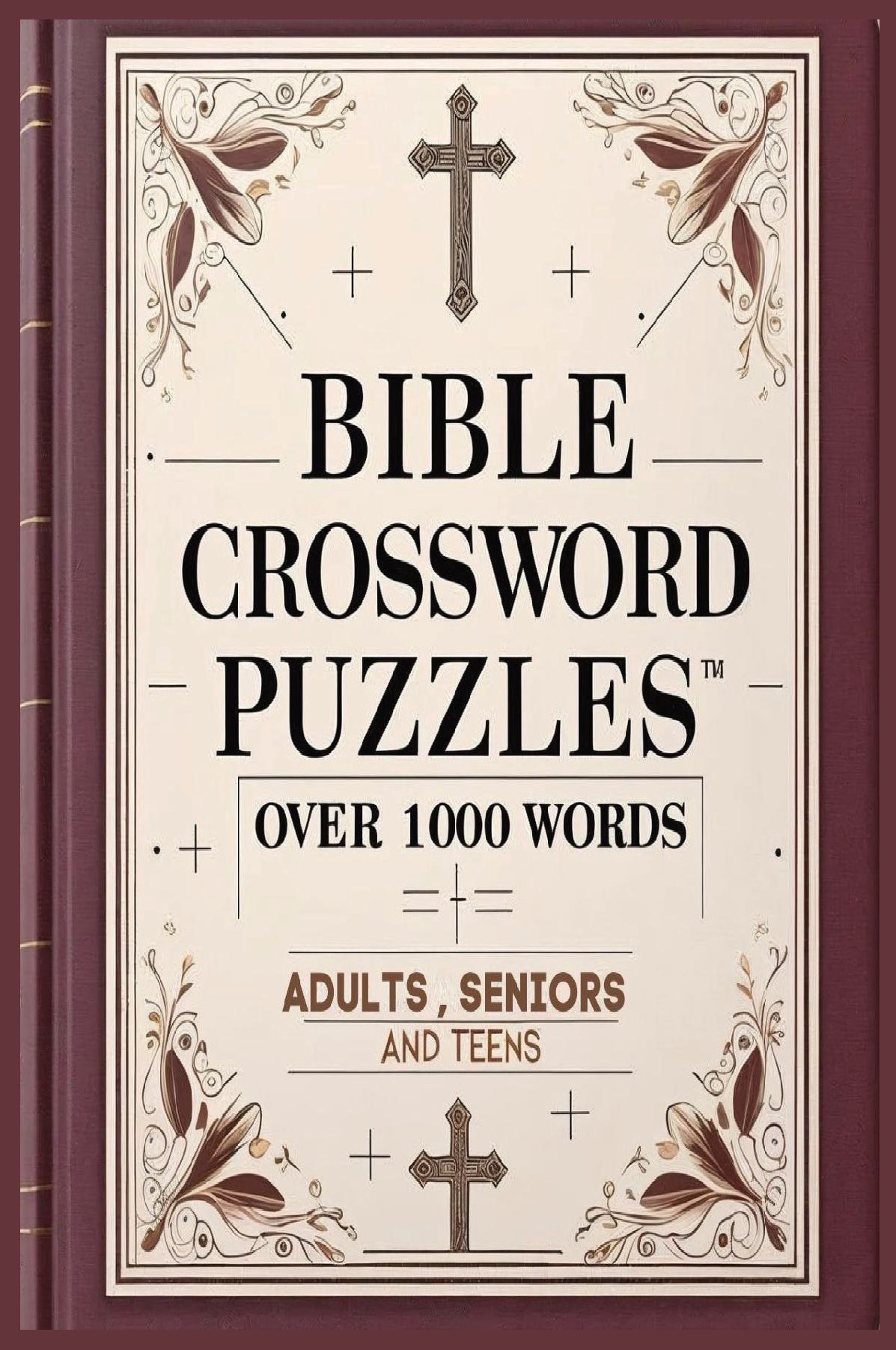 Bible Word Search Puzzle Book for Adults, Seniors and Teens