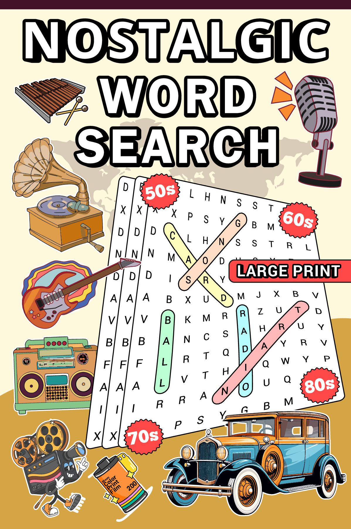 Nostalgic Word Search Challenge
