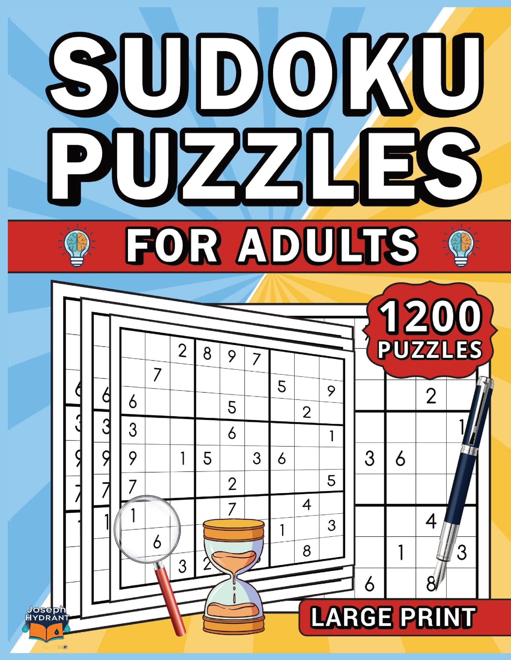 1200 Sudoku Puzzles for Adults