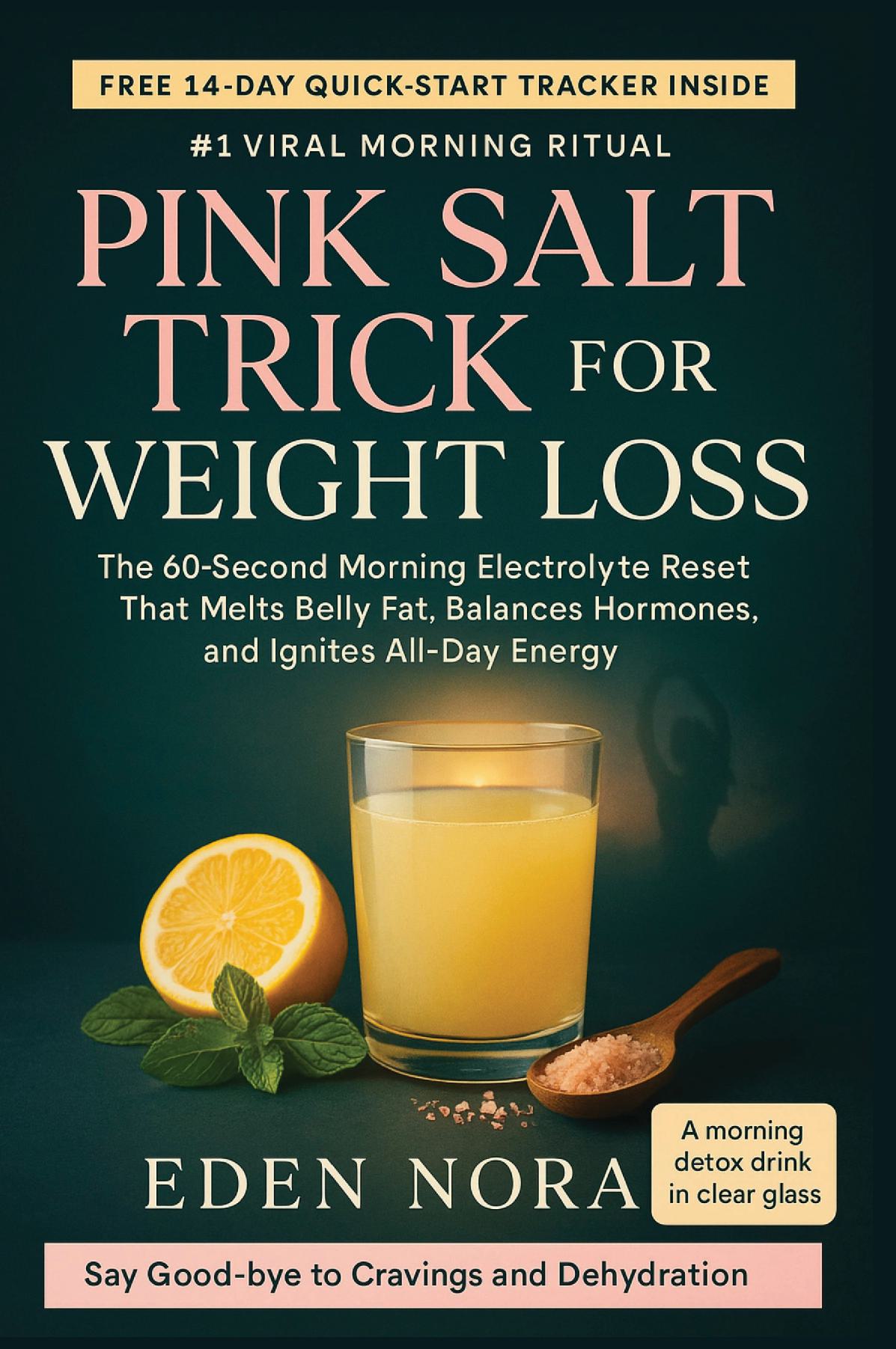 Pink Salt Trick Recipe for Weight Loss: The 60-Second Morning Electrolyte Reset That Melts Belly Fat, Balances Hormones, and Ignites All-Day Energy