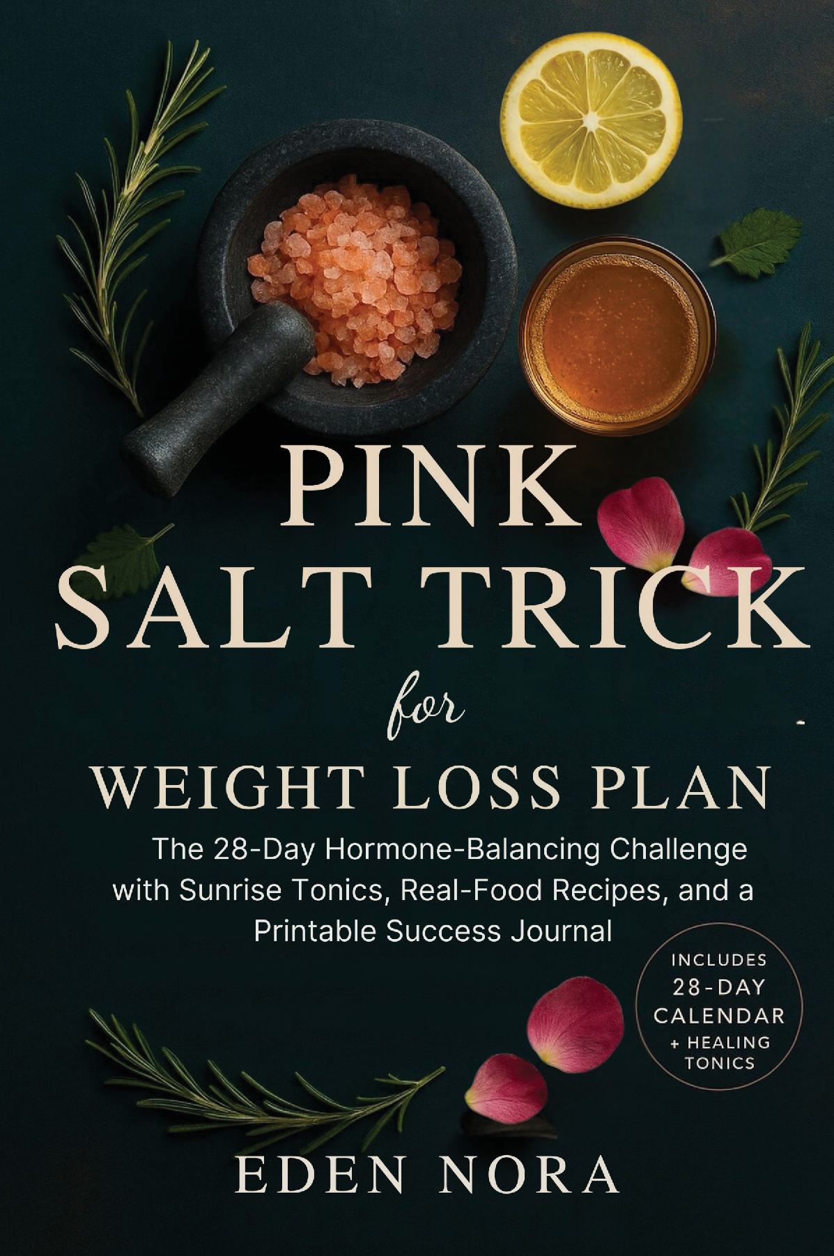 Pink Salt Trick Recipe for Weight Loss Plan: The 28-Day Hormone-Balancing Challenge with Sunrise Tonics, Real-Food and Tea Recipes