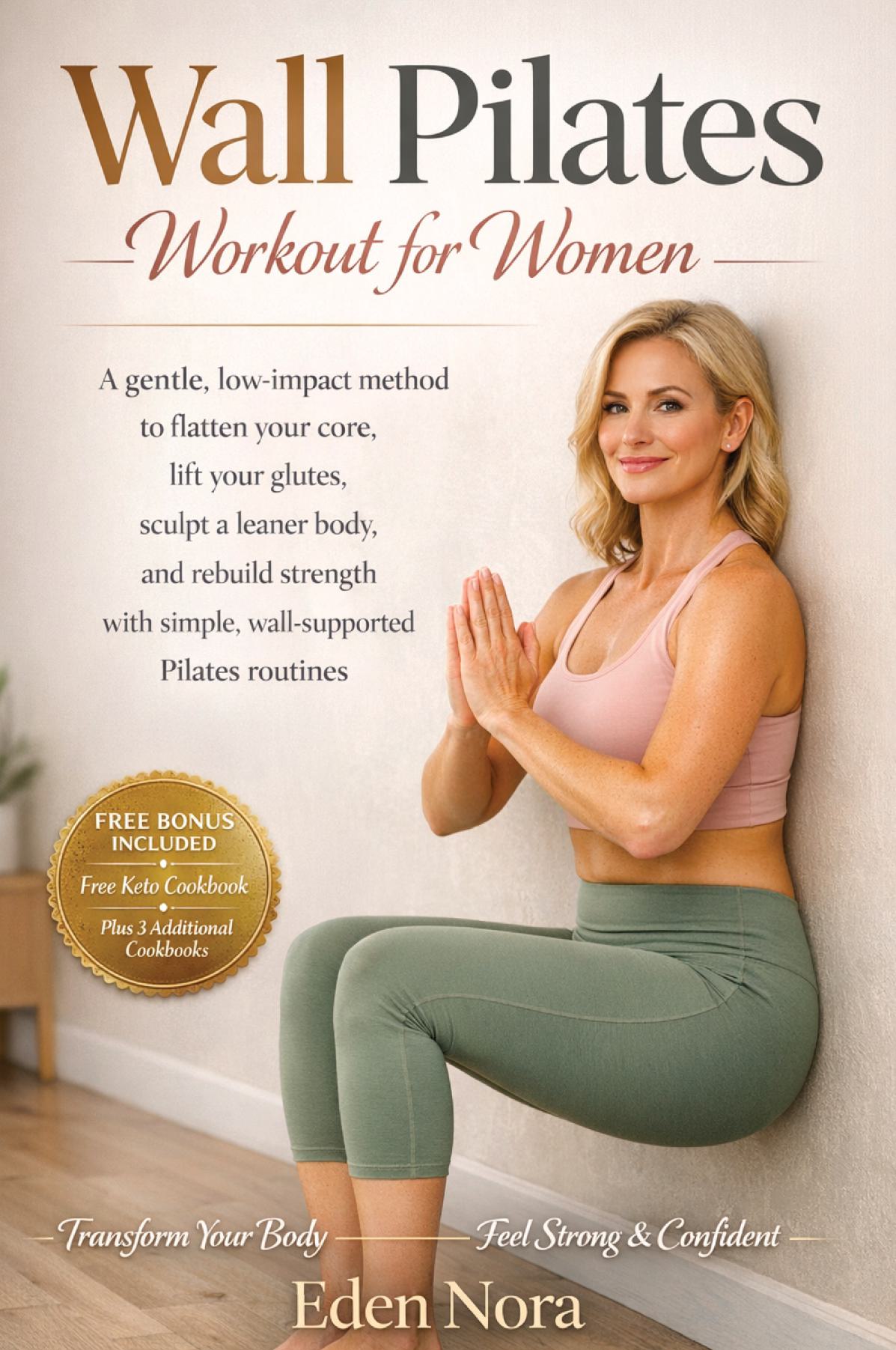 Wall Pilates Workout for Women: A gentle, low-impact method to flatten your core, lift your glutes, sculpt a leaner body, and rebuild strength with simple, wall-supported Pilates routines