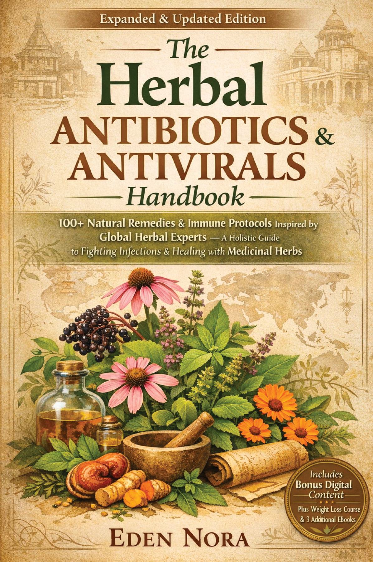 The Herbal Antibiotics & Antivirals Handbook: 100+ Natural Remedies & Immune Protocols Inspired by Global Herbal Experts—A Holistic Guide to Fighting Infections & Healing with Medicinal Herbs