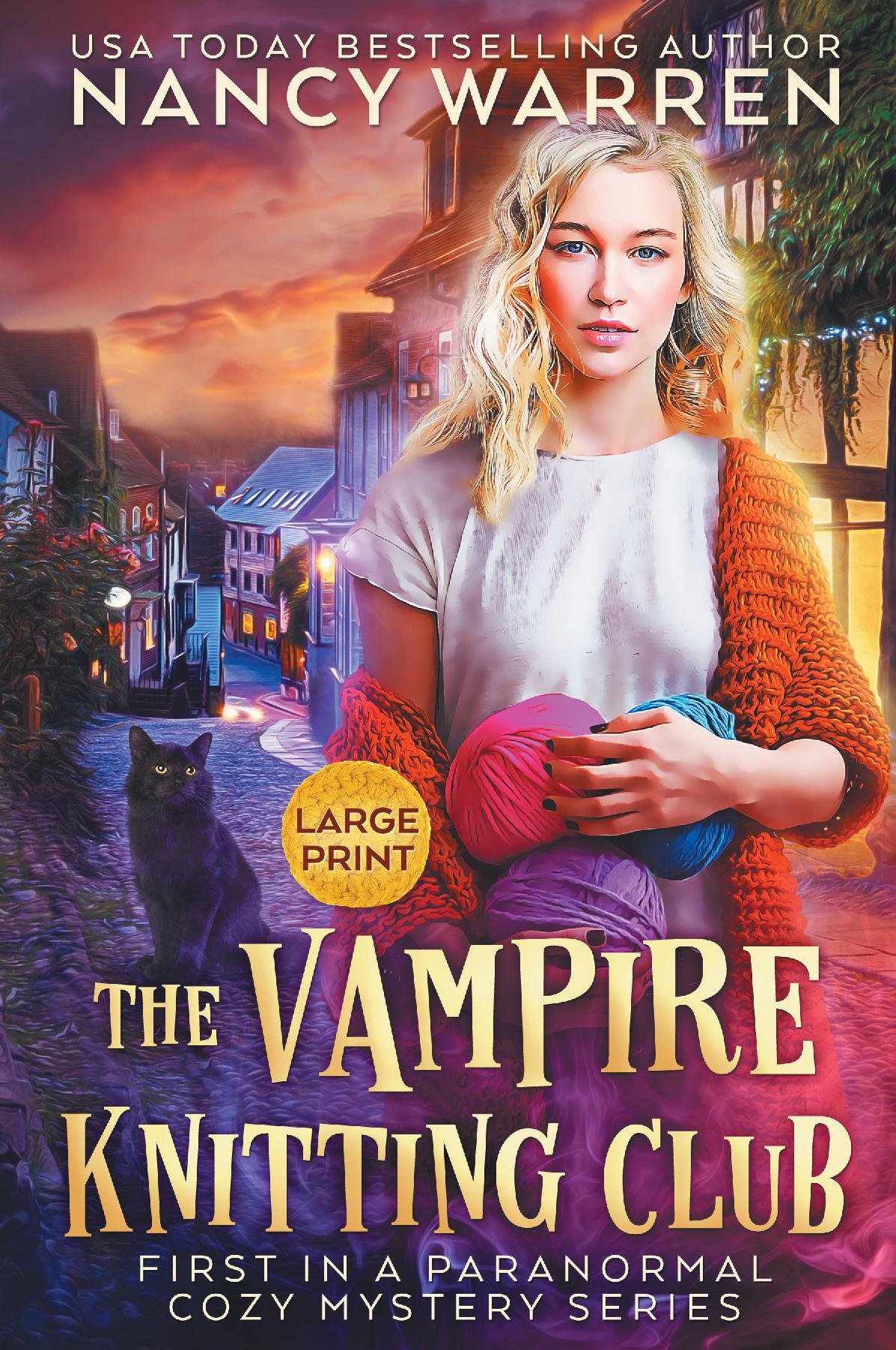 The Vampire Knitting Club (Large Print)