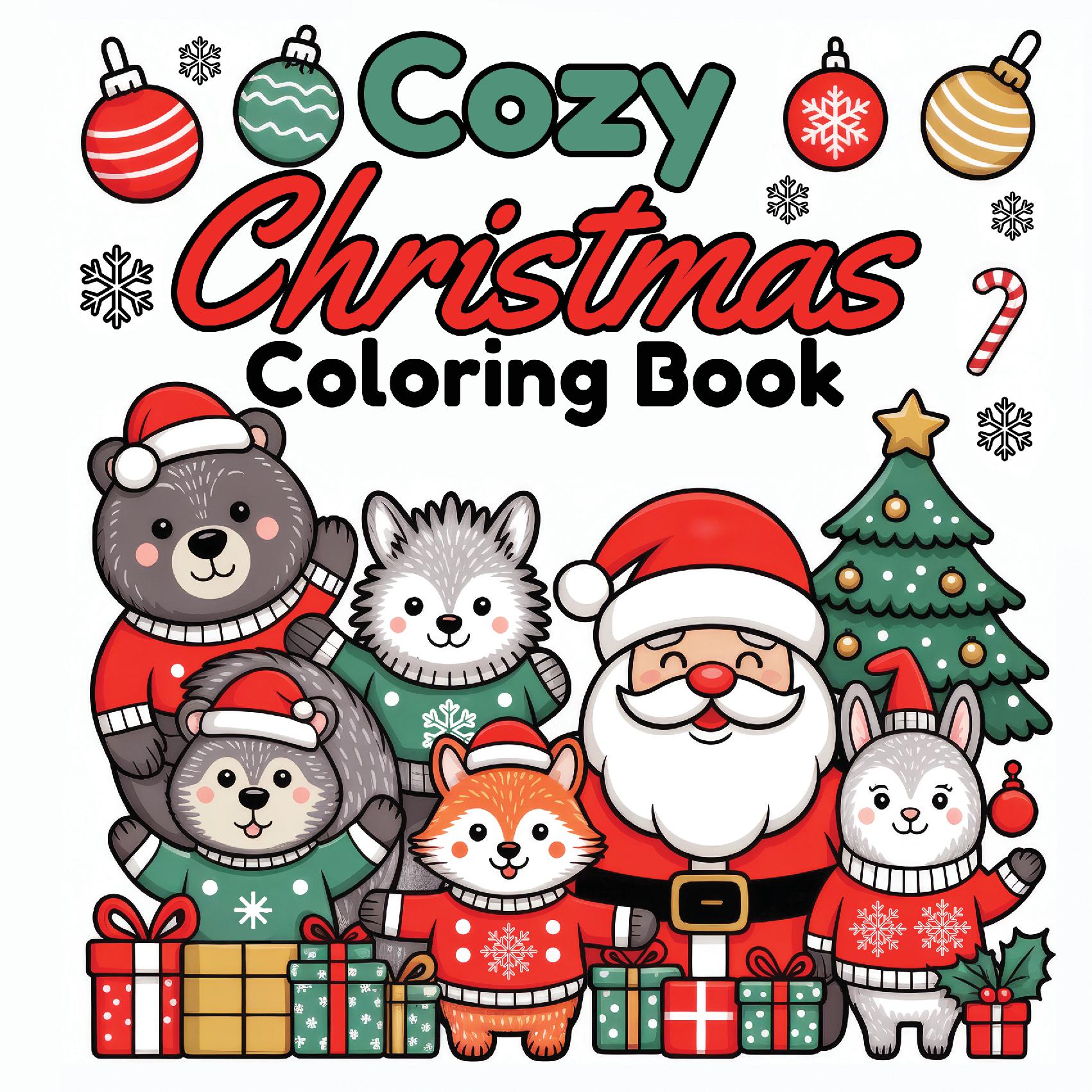 Cozy Christmas Coloring Book