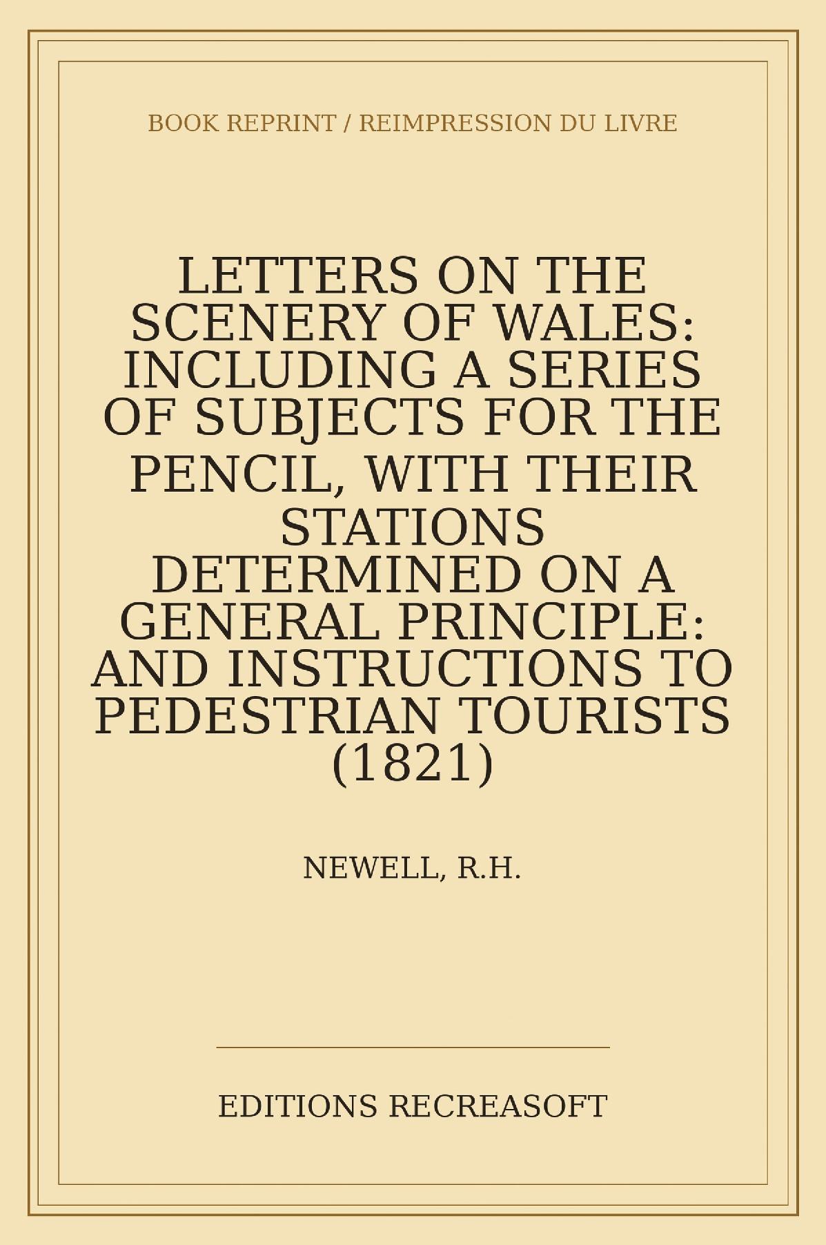Letters on the Scenery of Wales (1821)