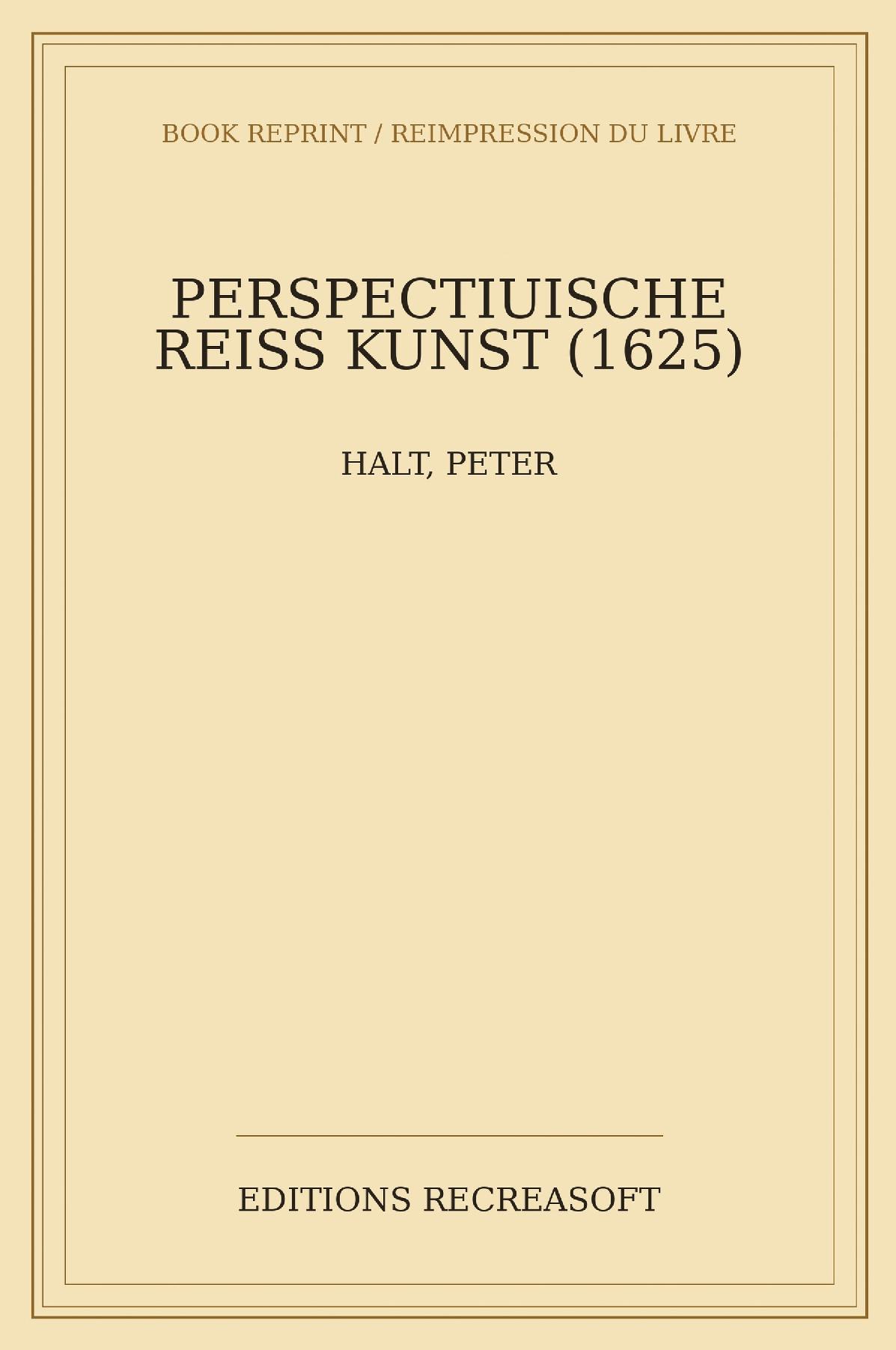 Perspectiuische Reiss Kunst (1625)