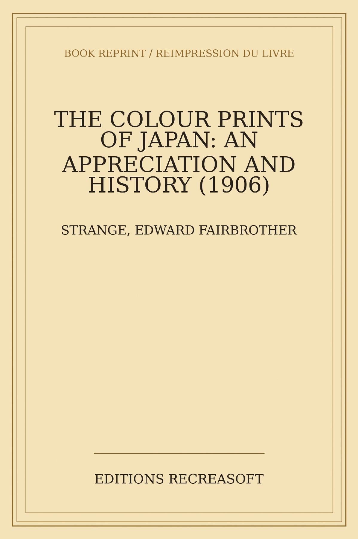 The Colour Prints of Japan (1906)