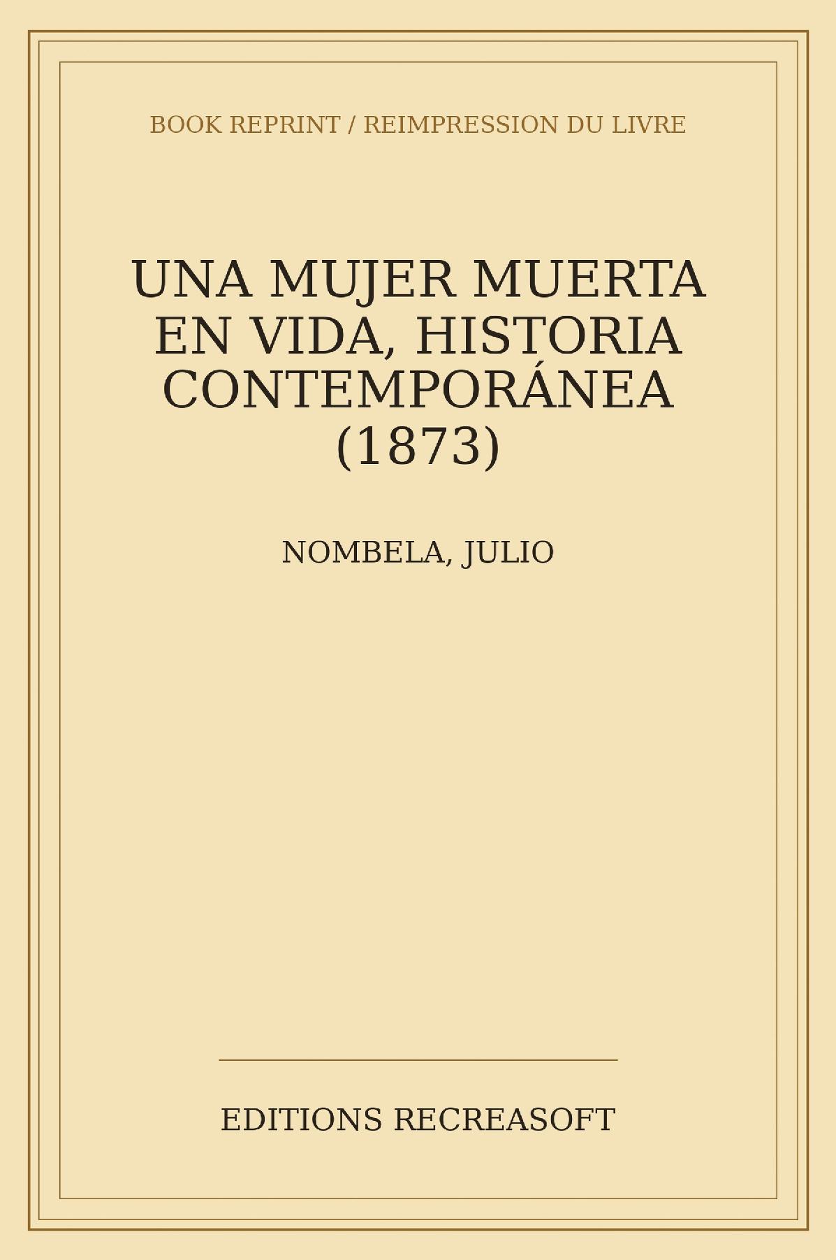 Una mujer muerta en vida