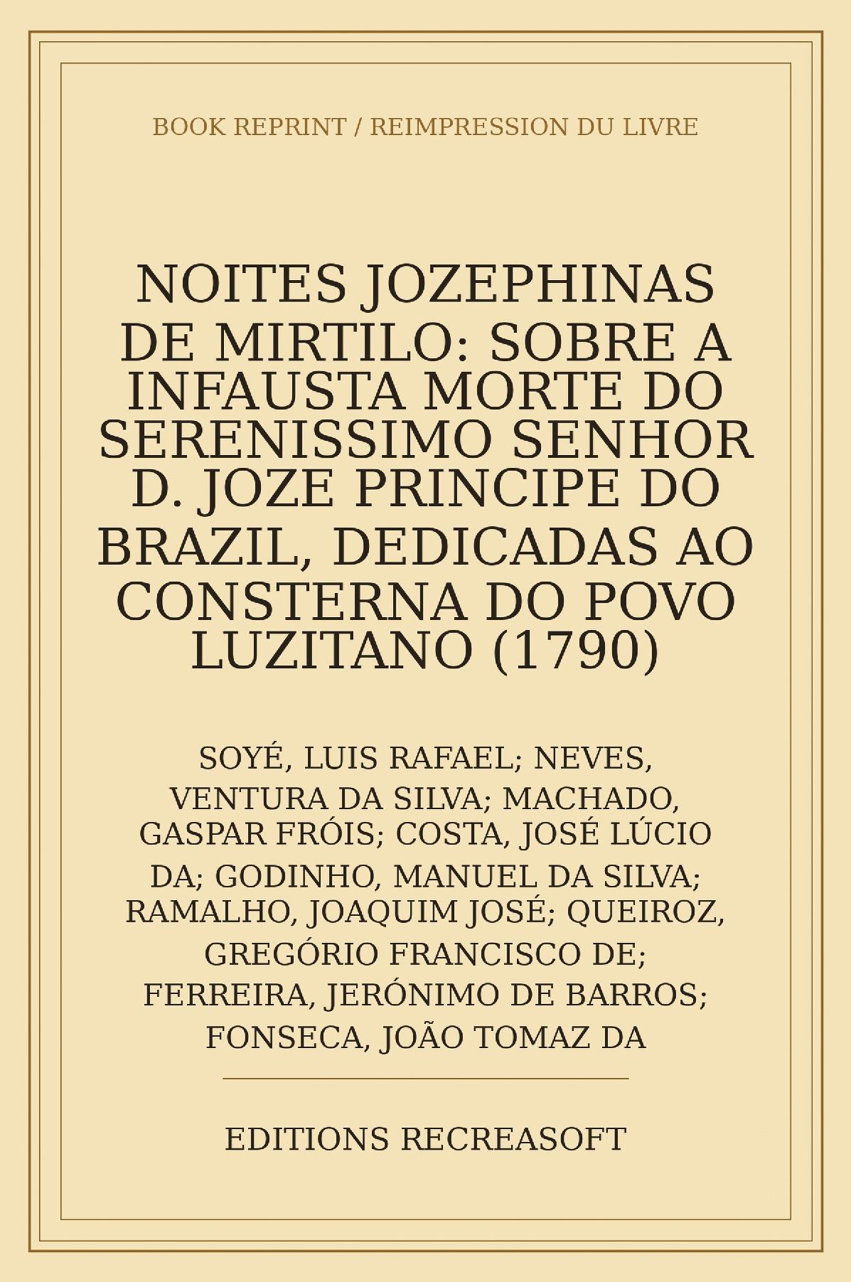 Noites Jozephinas (Lisbonne, 1790)