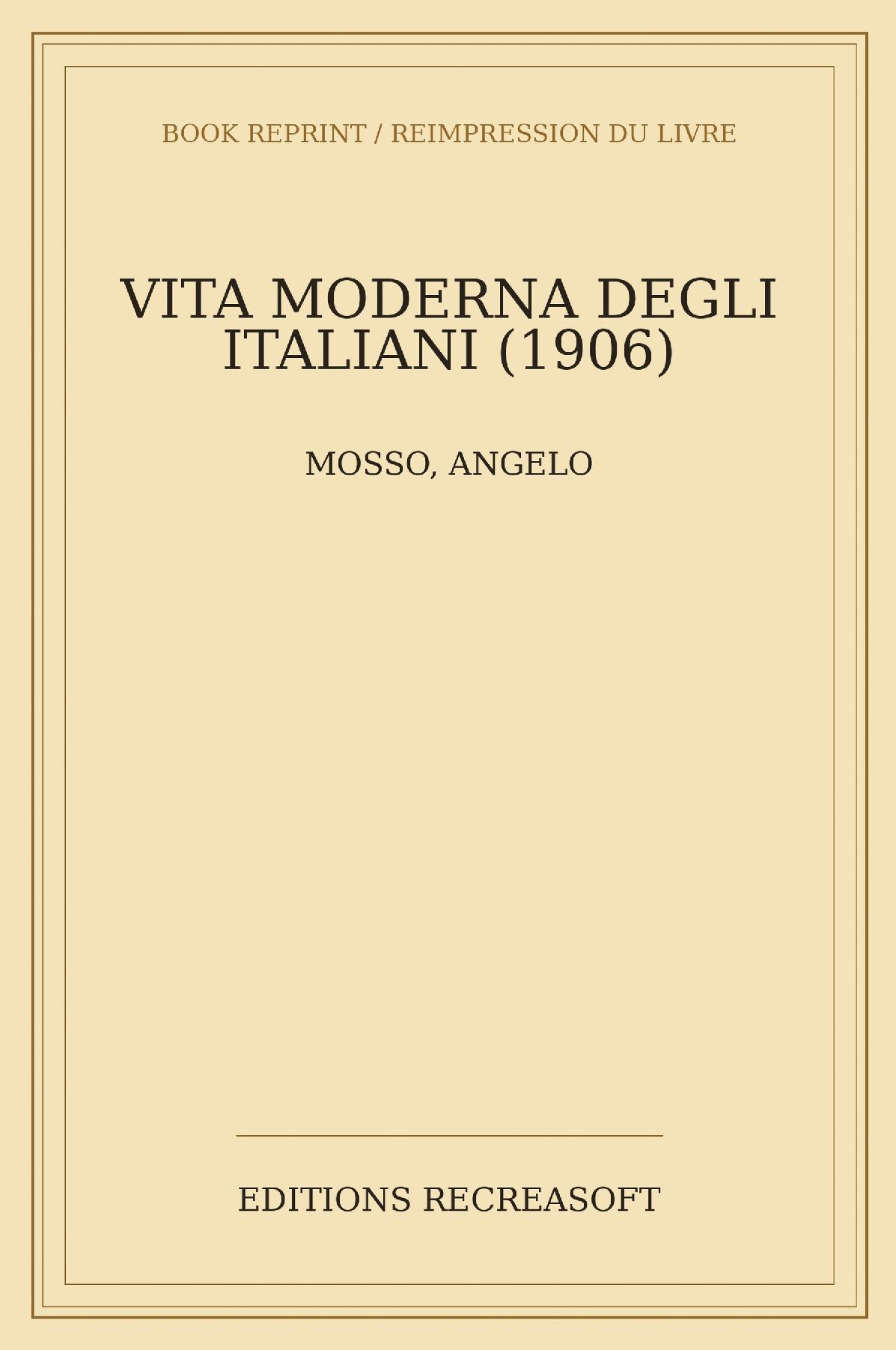 Vita moderna degli italiani (1906)